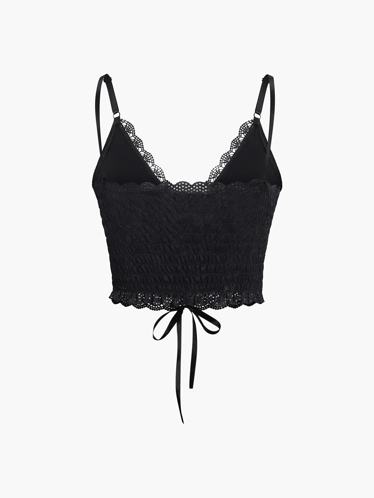 Lace Up Backless Cami Top