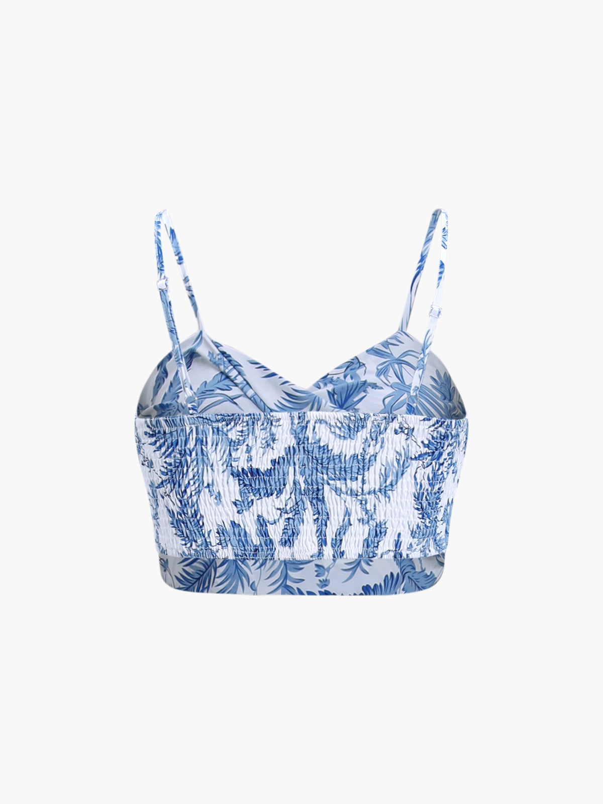 Ensemble jupe imprimée Seaside Joy avec détail torsadé