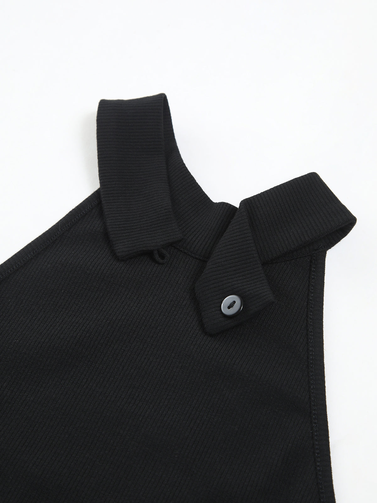 Robe courte dos nu bicolore à volants