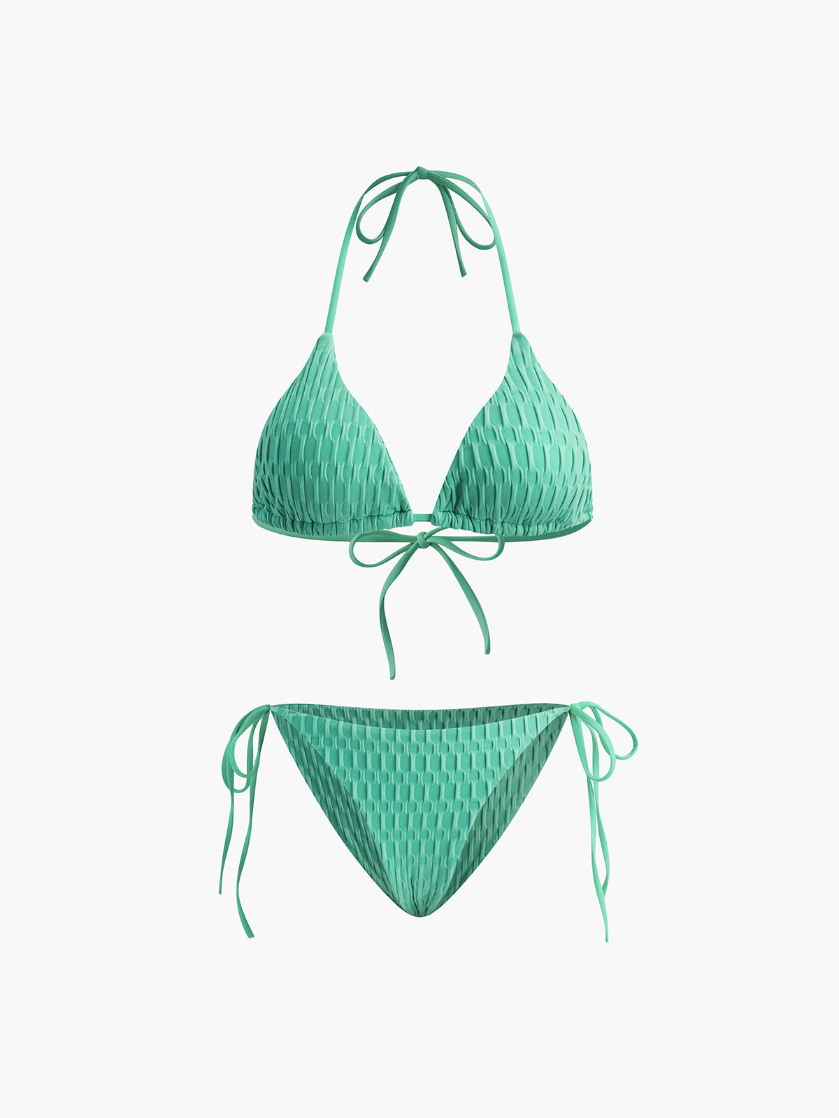 Bikini-Set mit Neckholder und Knoten