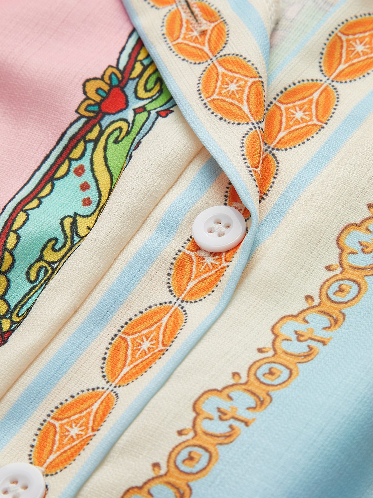 Robe polo imprimée ceinturée