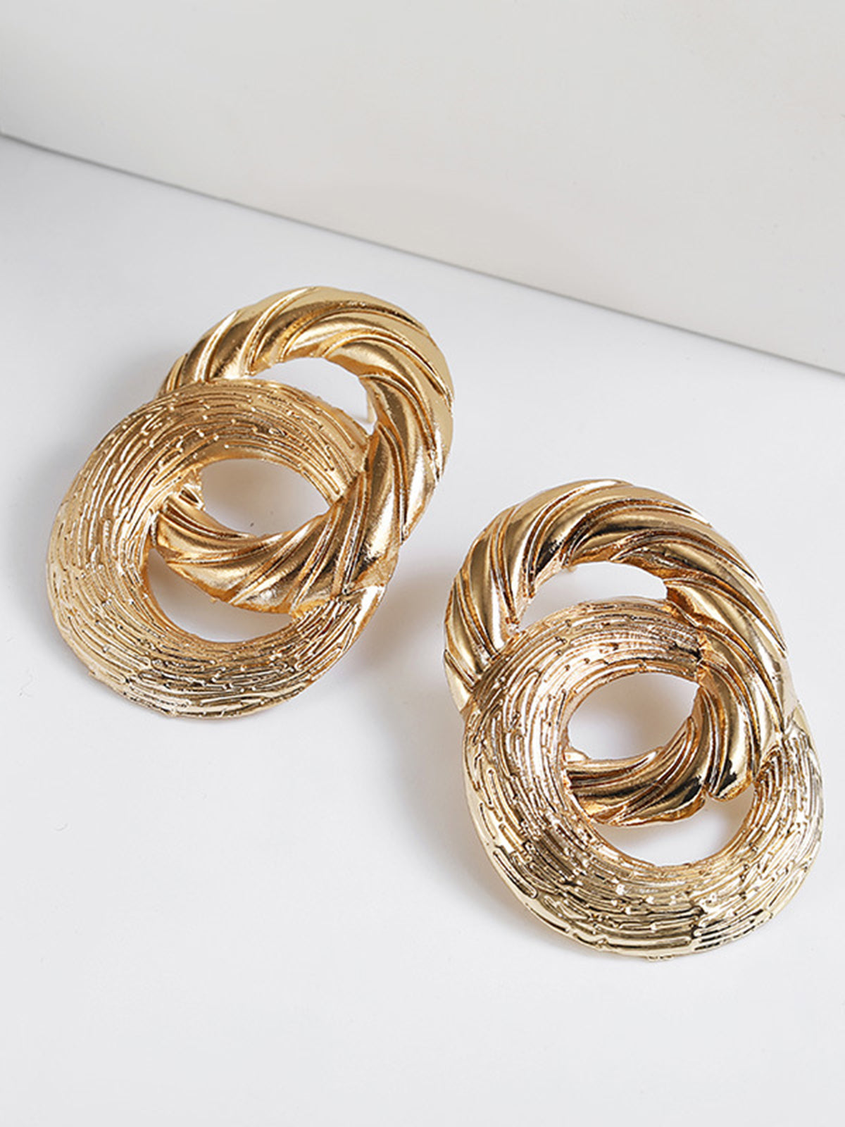 Vintage Kreuz-Ohrhänger