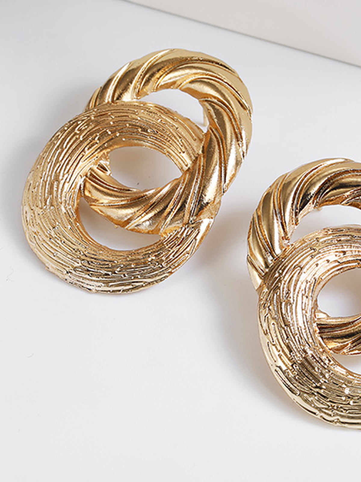 Vintage Kreuz-Ohrhänger