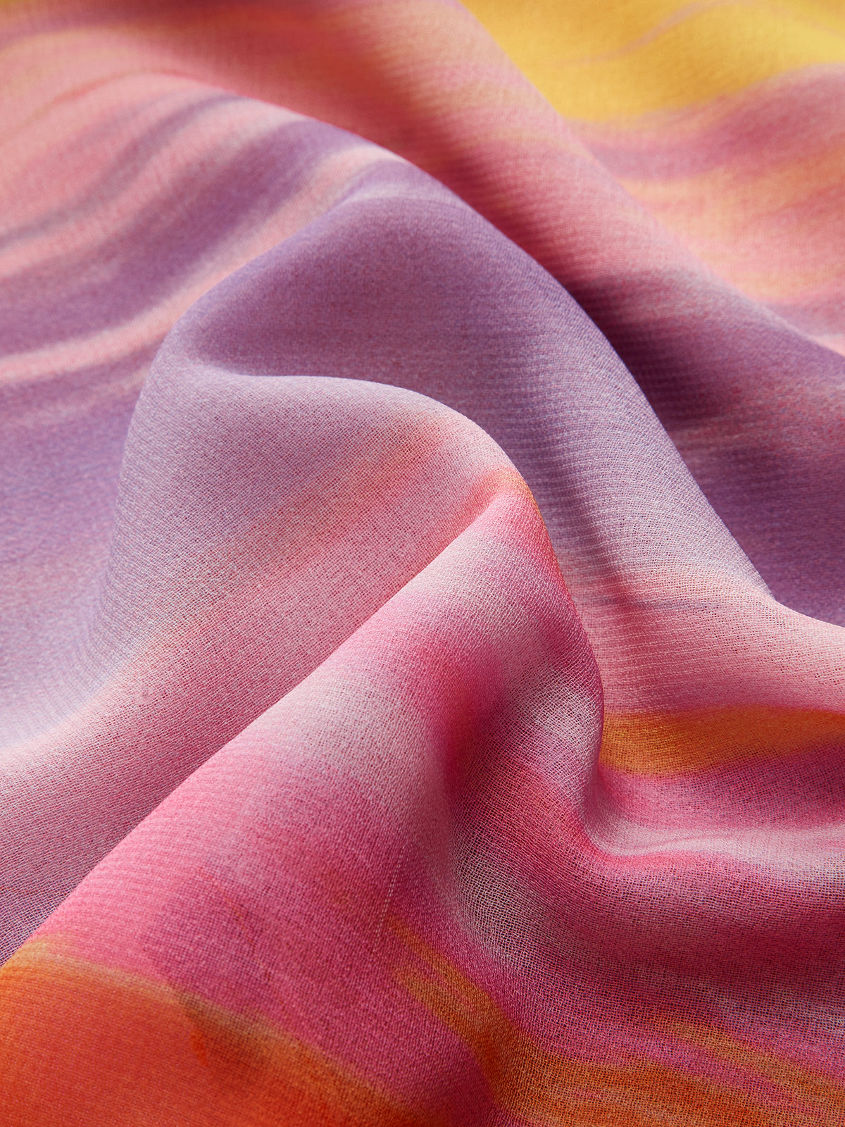 Robe courte semi-transparente dos nu à imprimé tie-dye