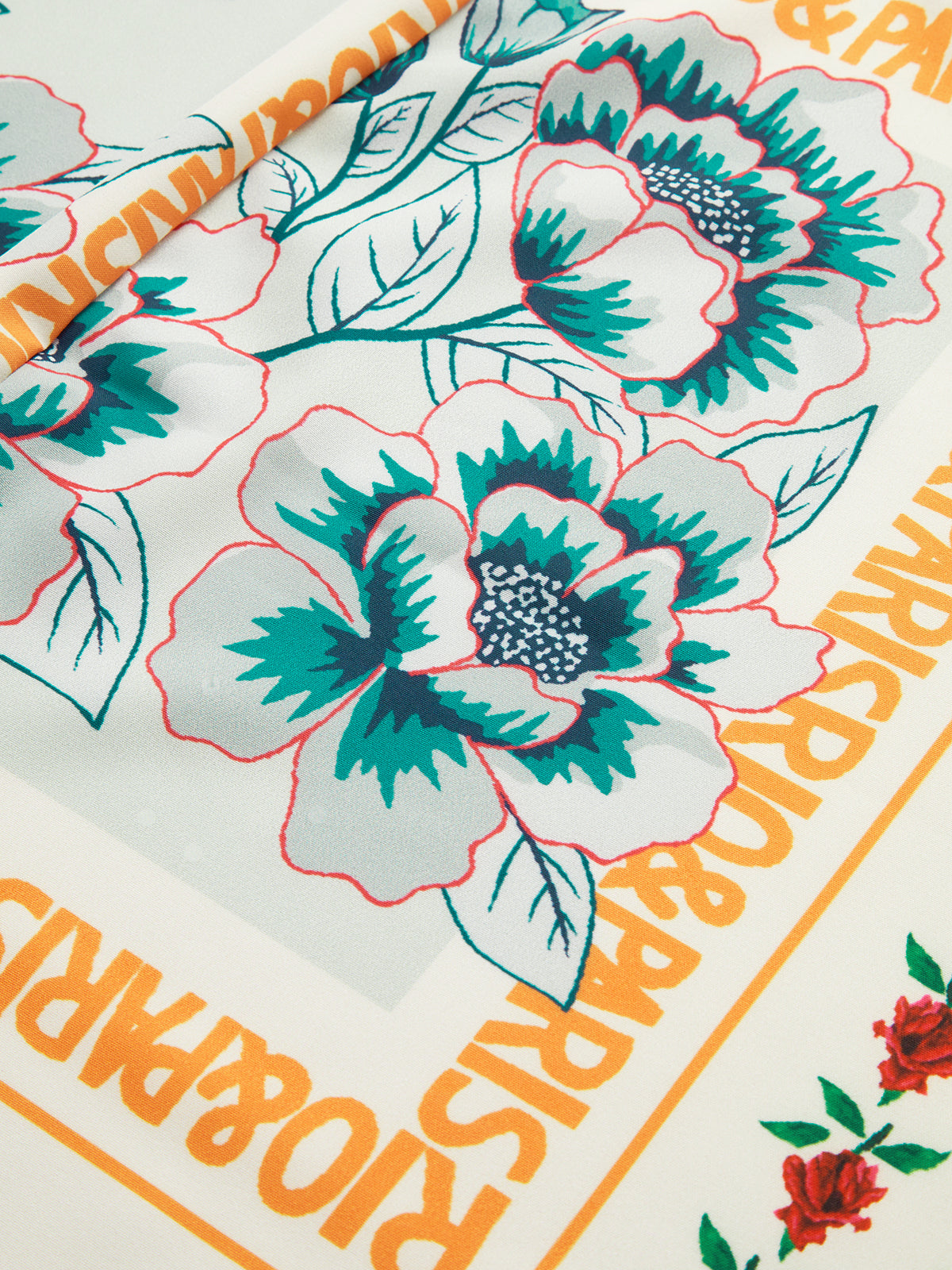 Asymmetrischer Minirock mit Urlaubsmotiv