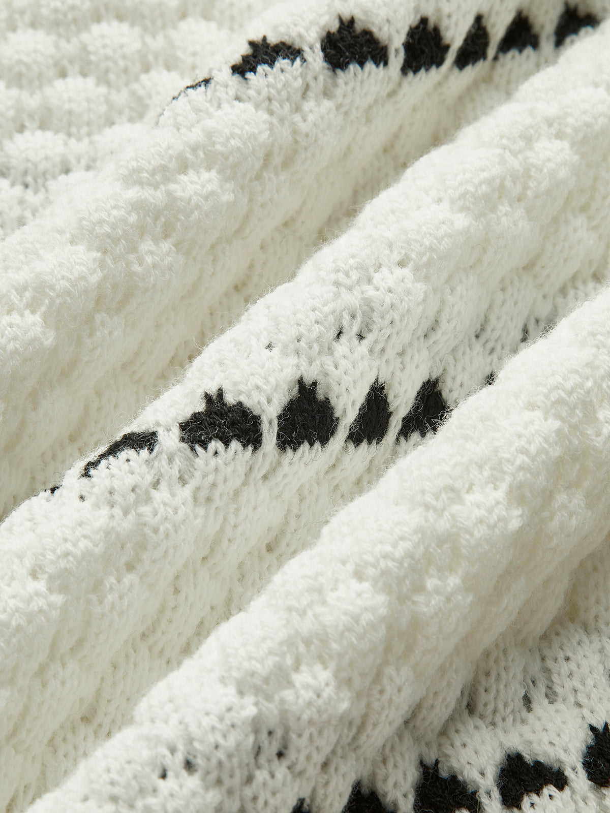 Pull oversize à rayures contrastées