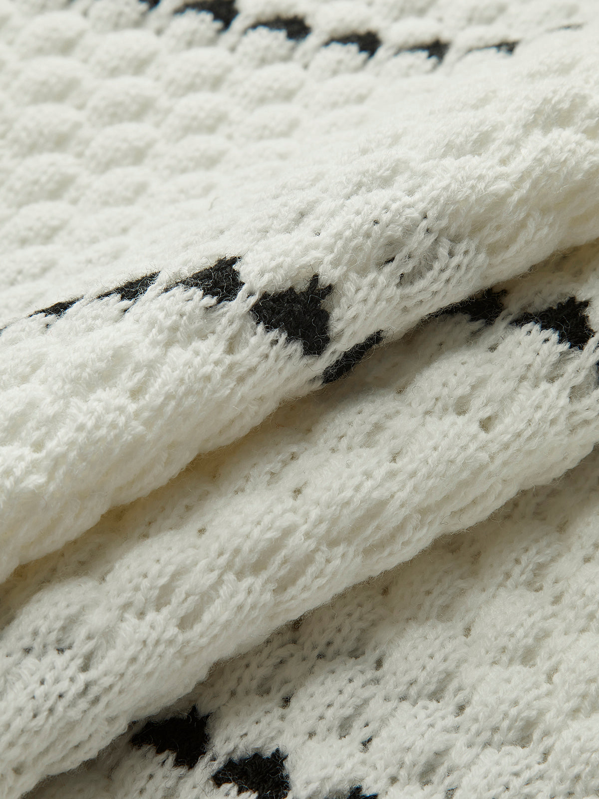 Pull oversize à rayures contrastées