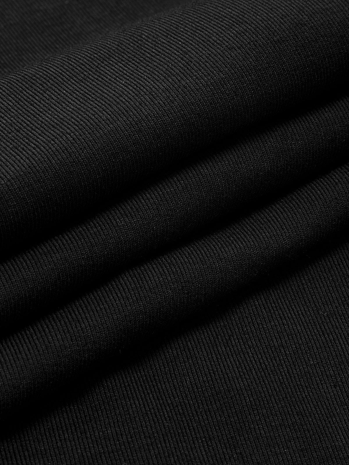 Robe longue à bretelles côtelées et nœud contrastant