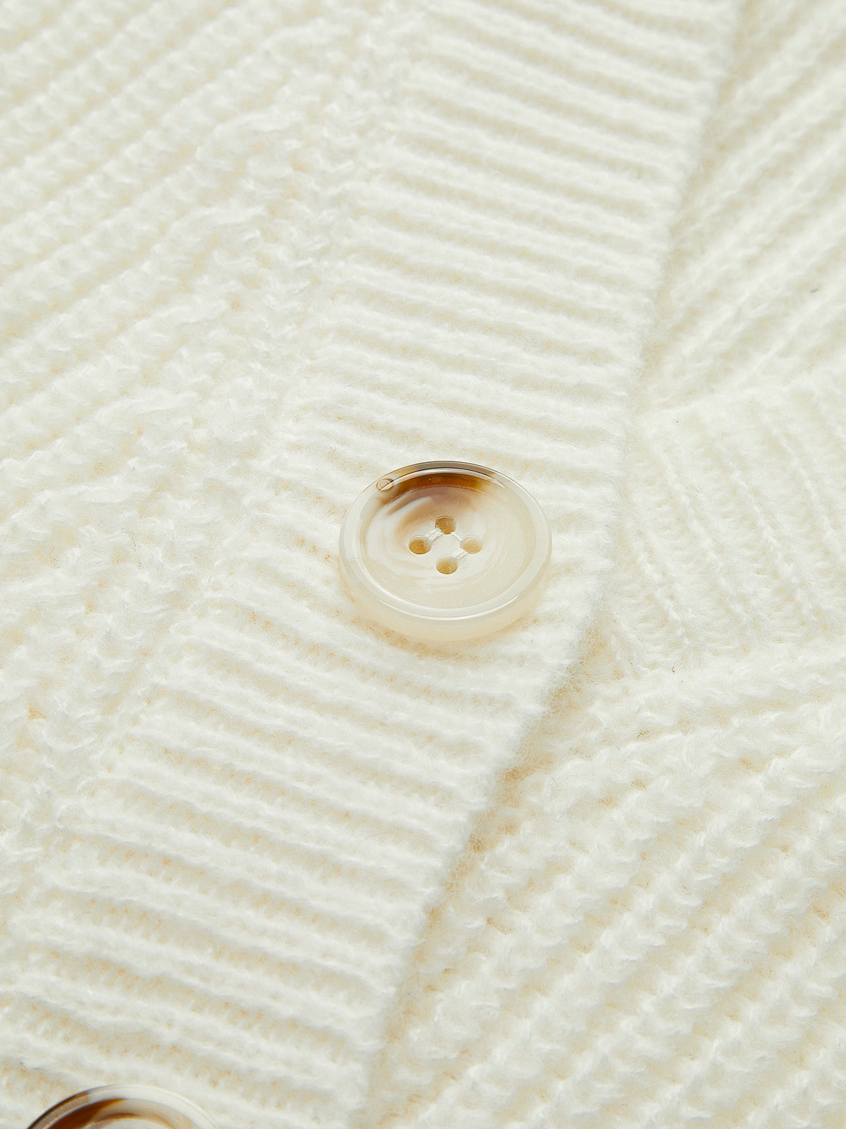 Cardigan asymétrique ample à boutons, style décontracté