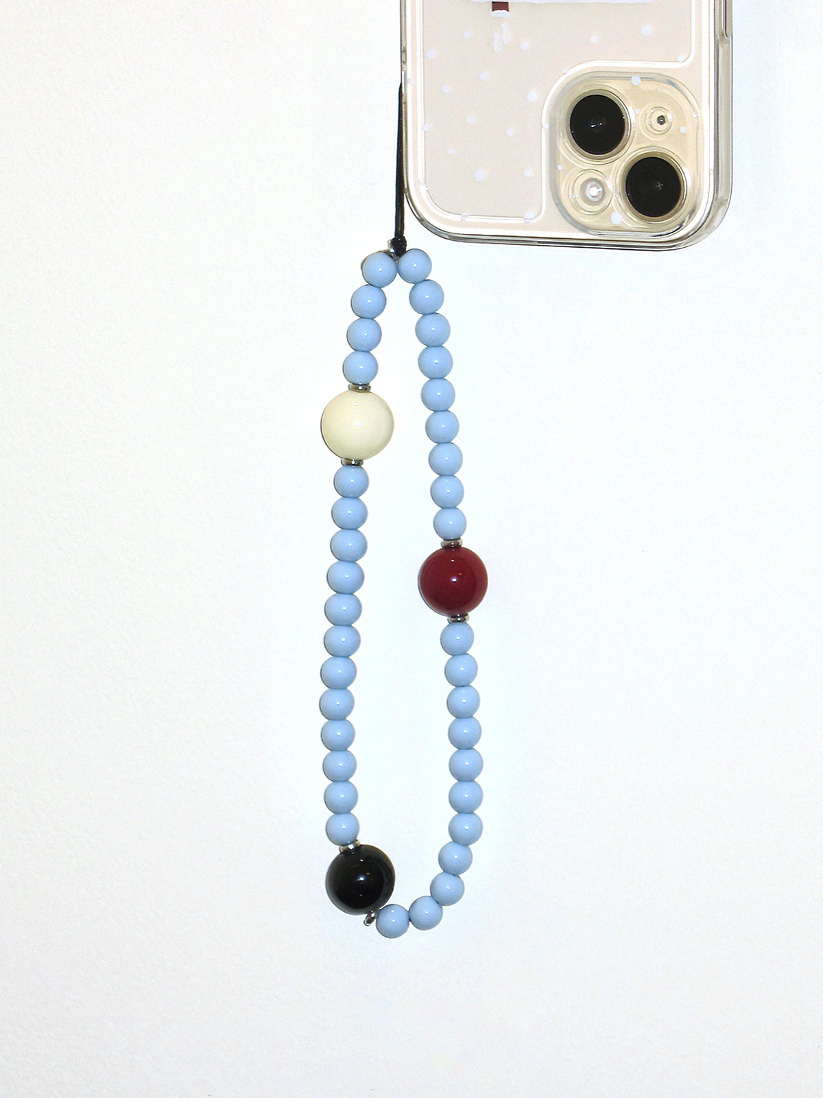 Elegantes Handy-Lanyard mit Perlen