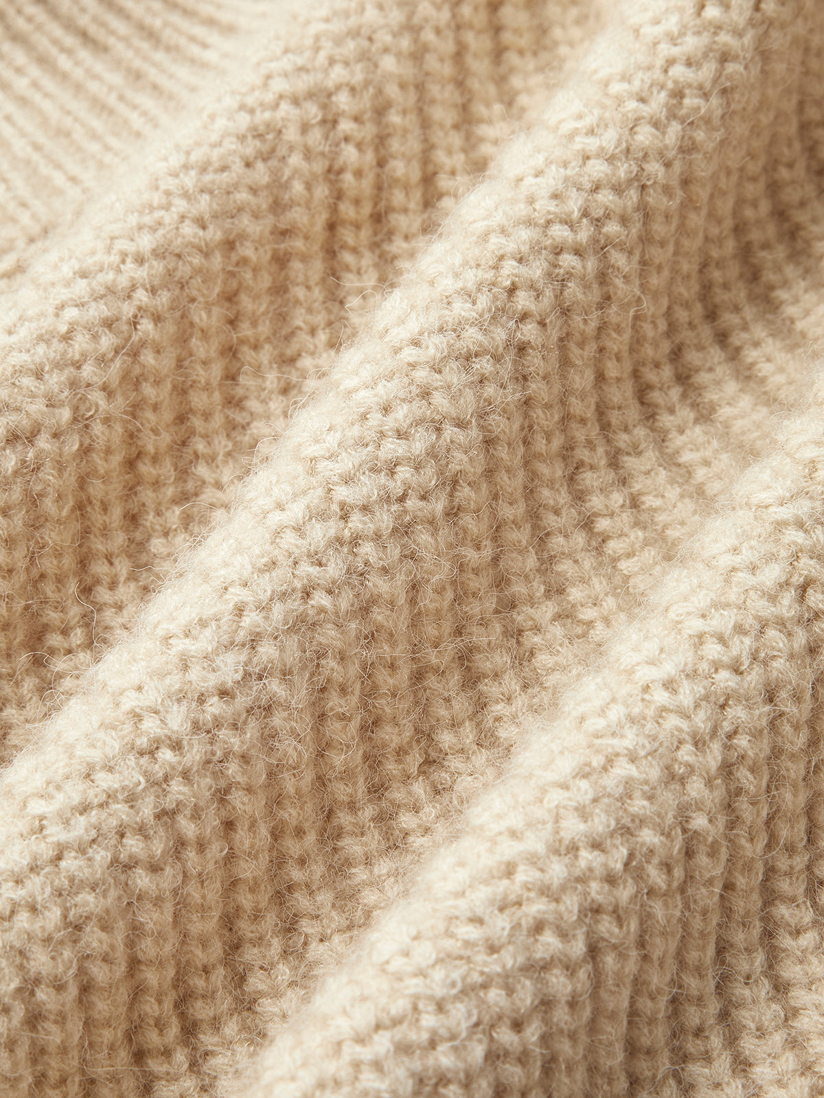 Cardigan côtelé à fermeture éclair et revers