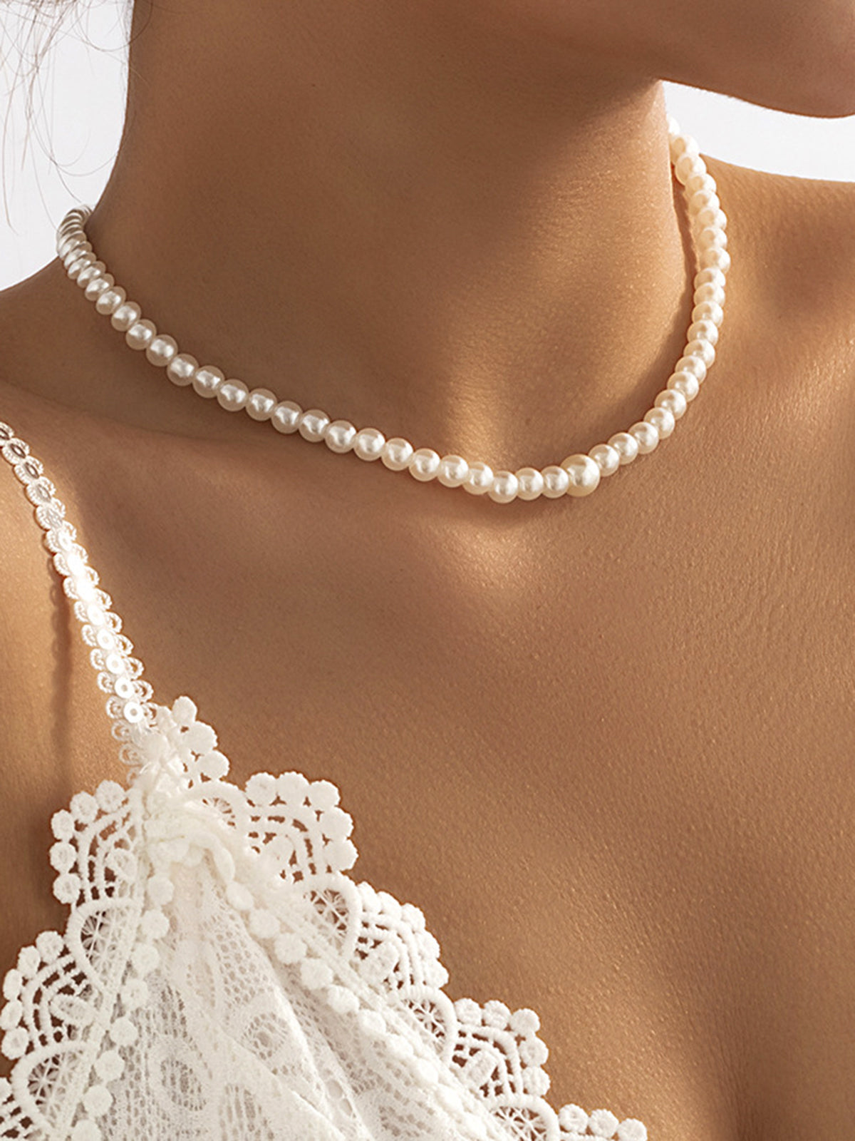 Perlen-Quasten-Halskette