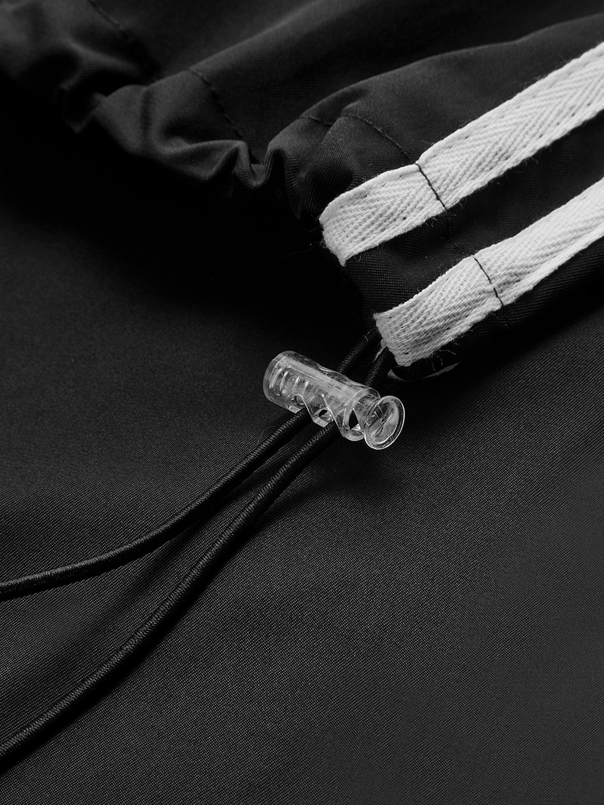 Gestreifte Patchwork-Hose mit Kordelzug