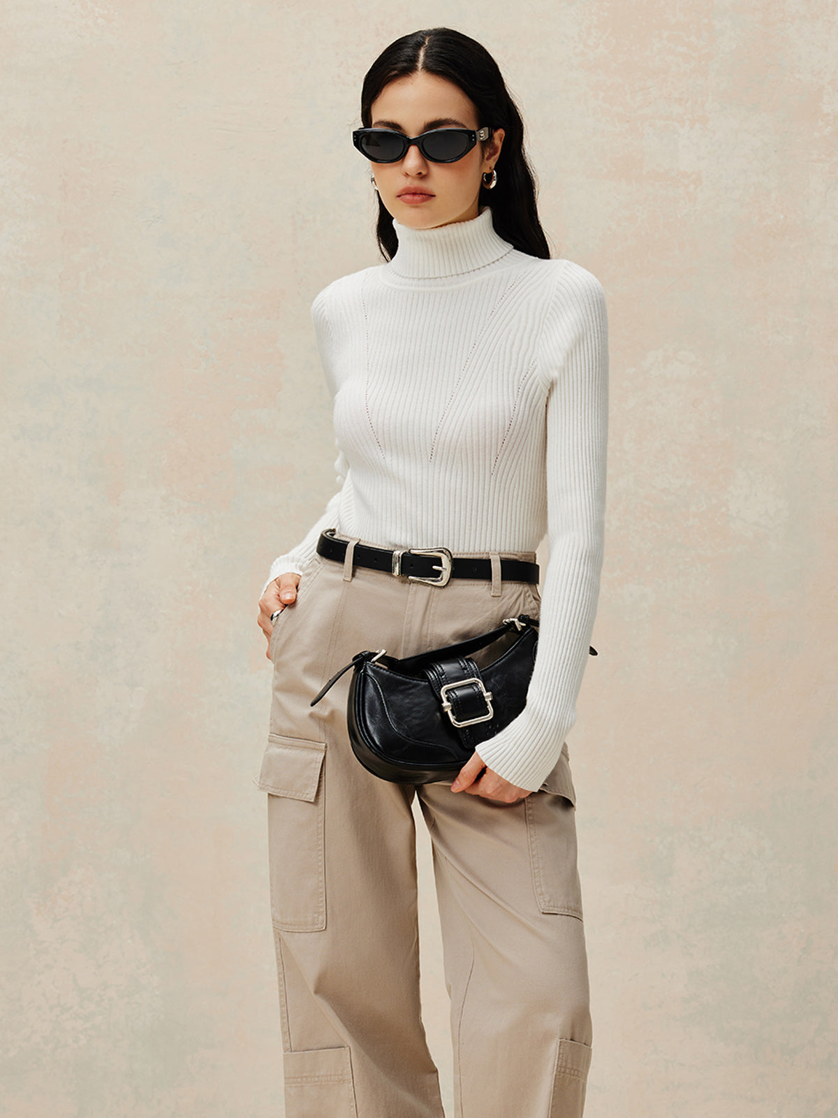 Pull en maille dos nu