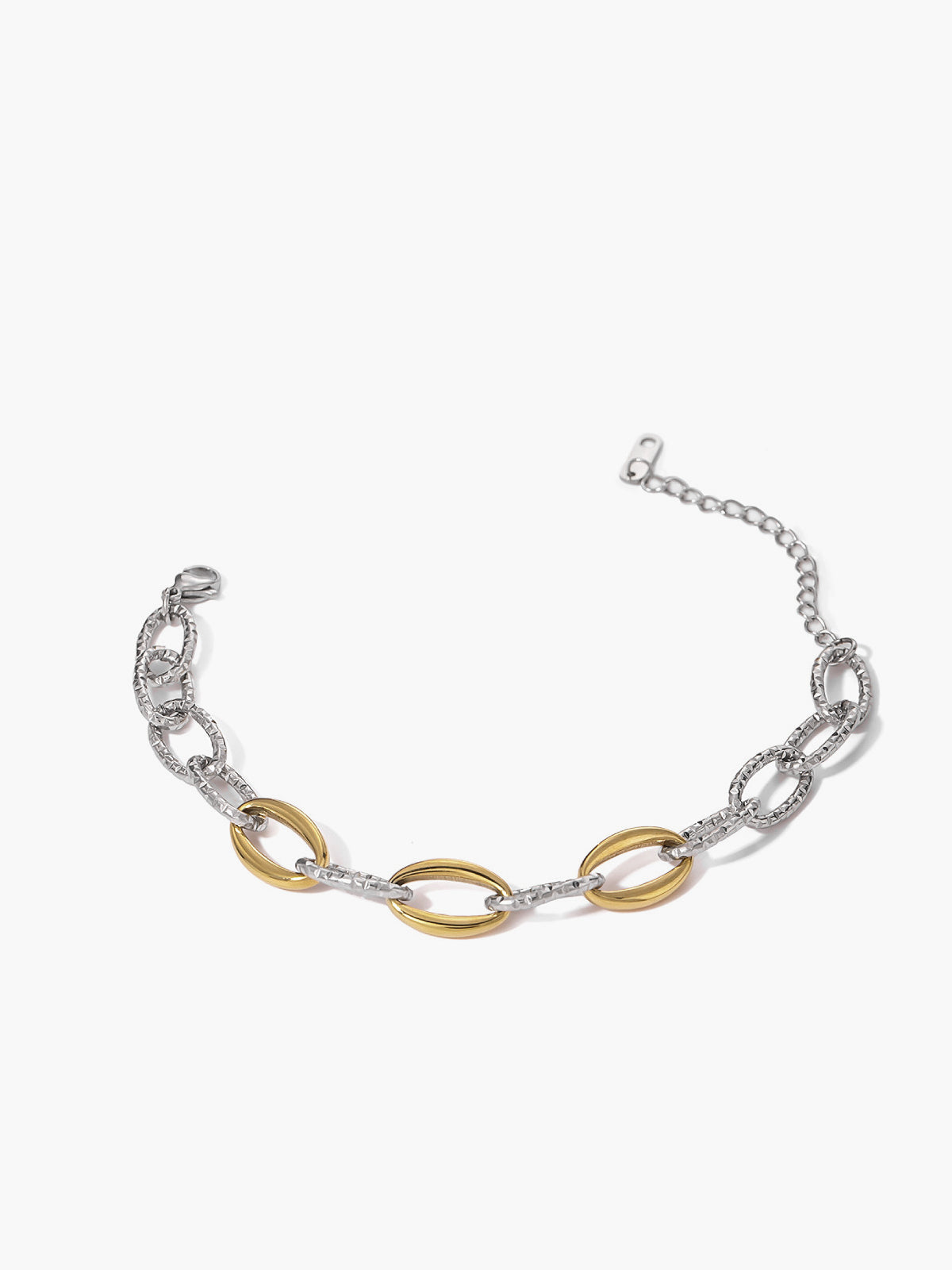 Golden & Silver Link Bracelet