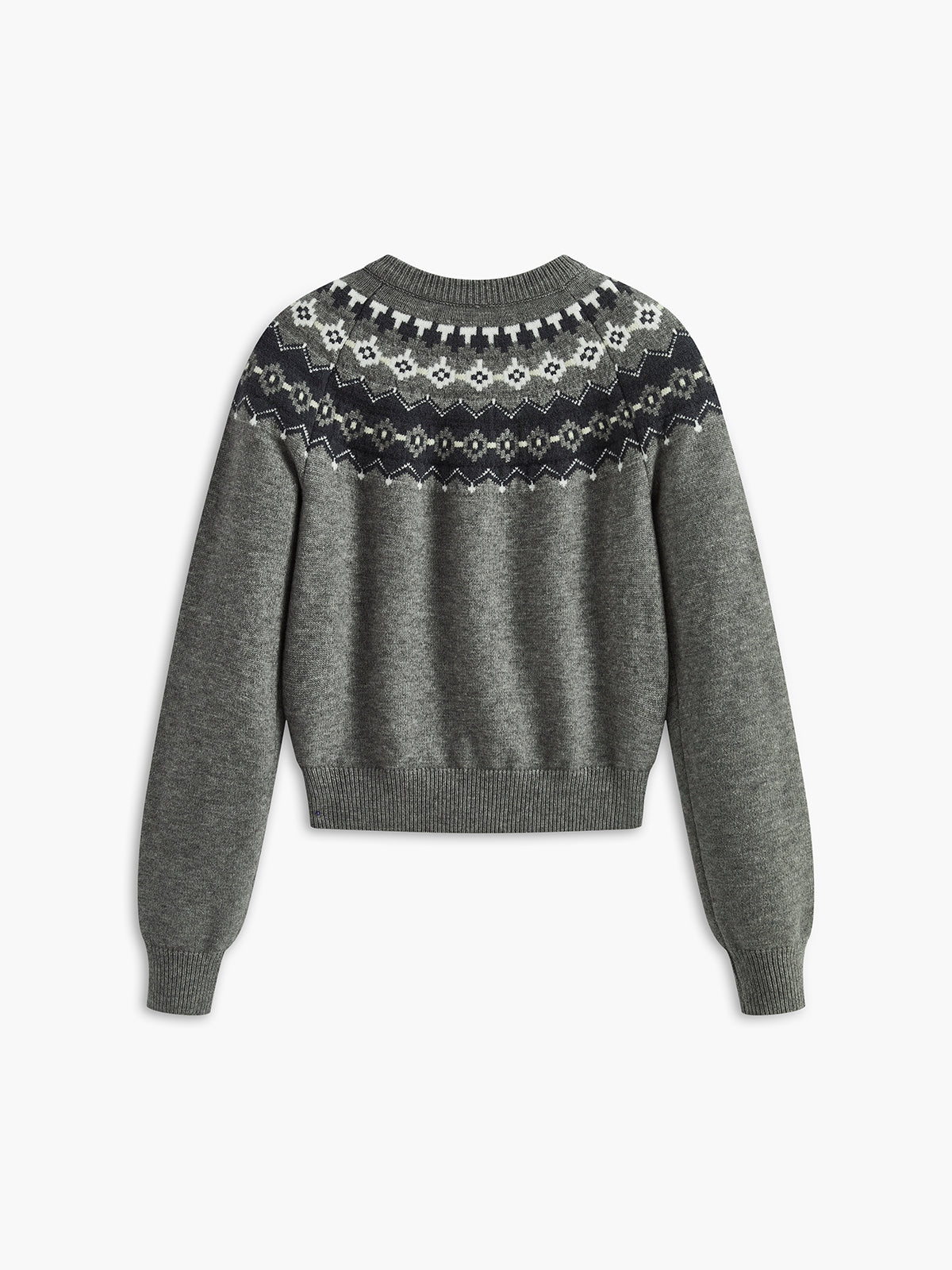 Gilet bohème en maille boutonnée