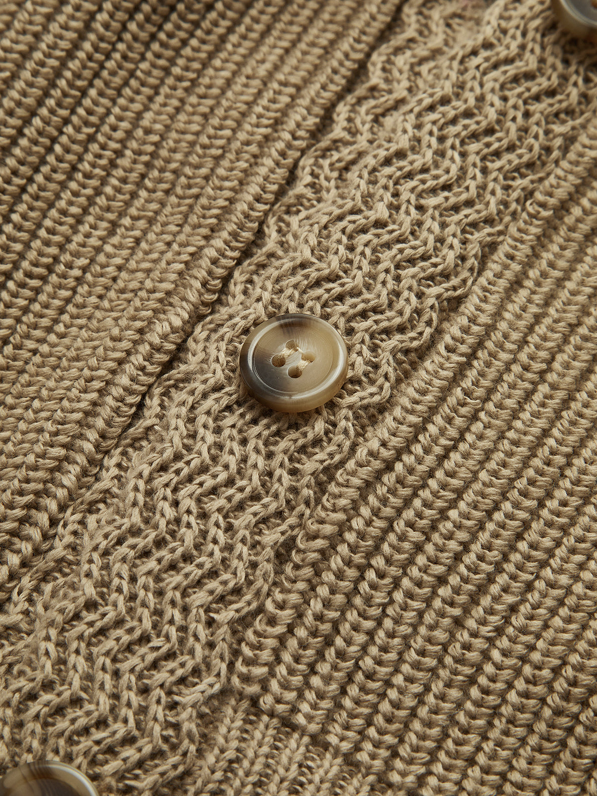 Cardigan vintage à col en V