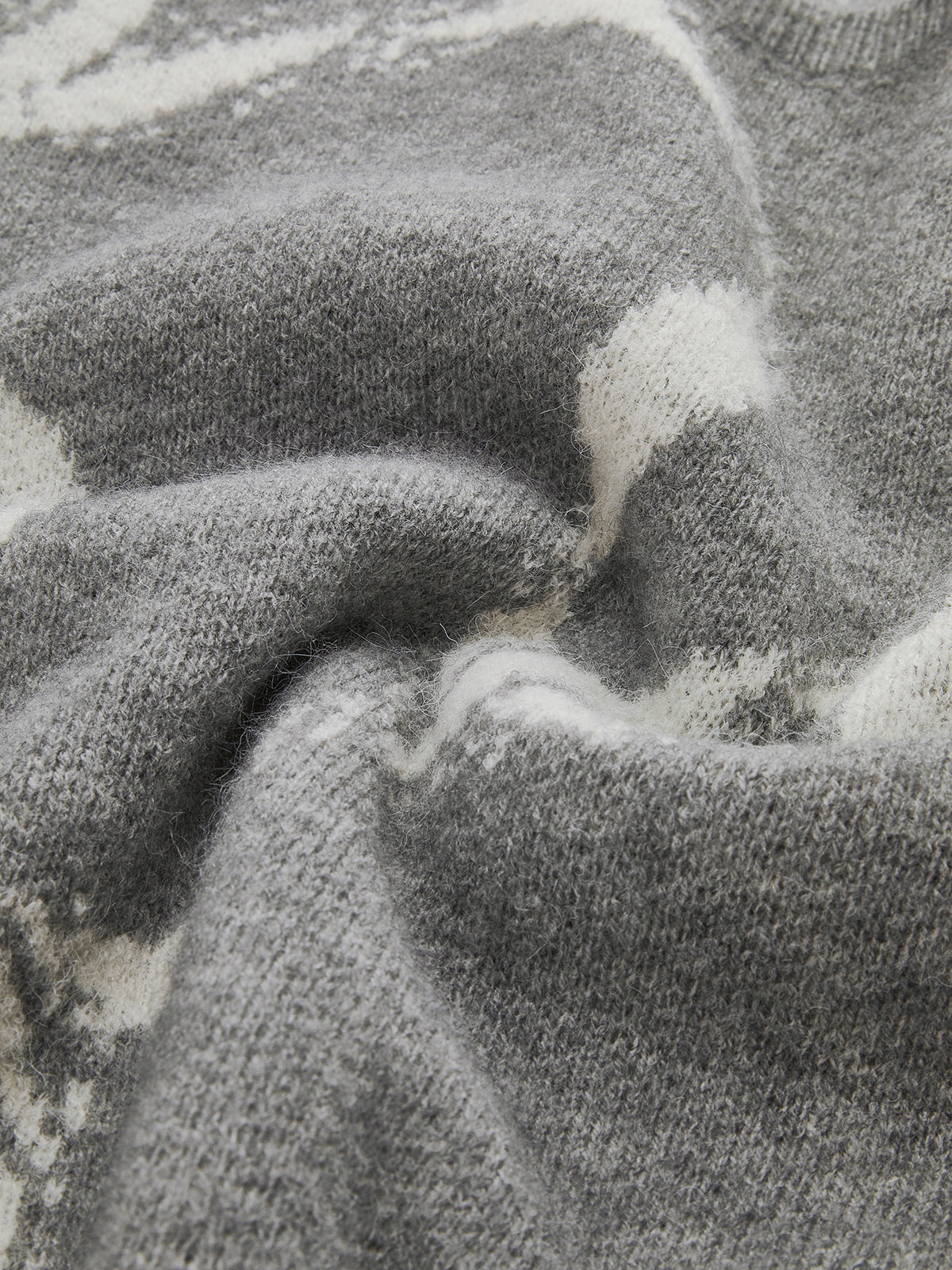 Pull ample à imprimé nœud