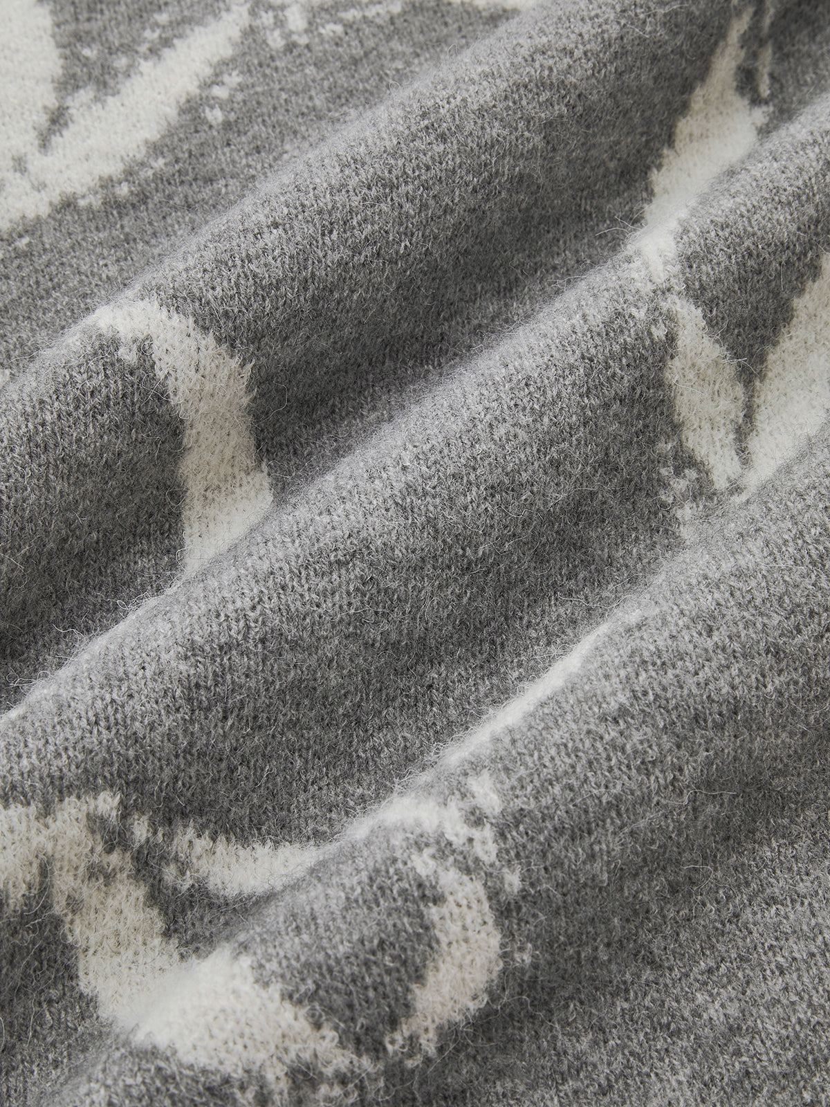 Pull ample à imprimé nœud