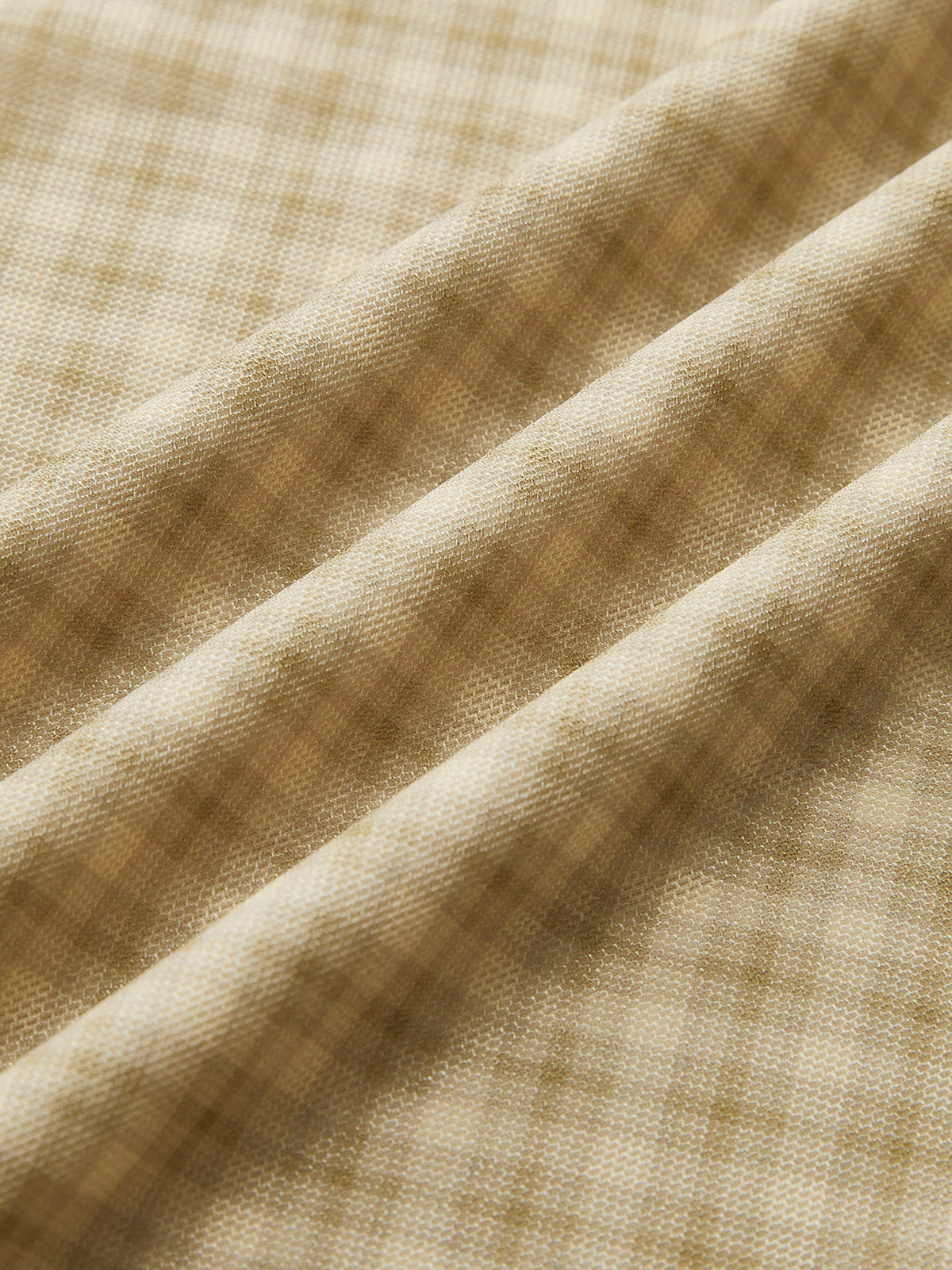 Trägerkleid mit Karomuster und Rüschensaum