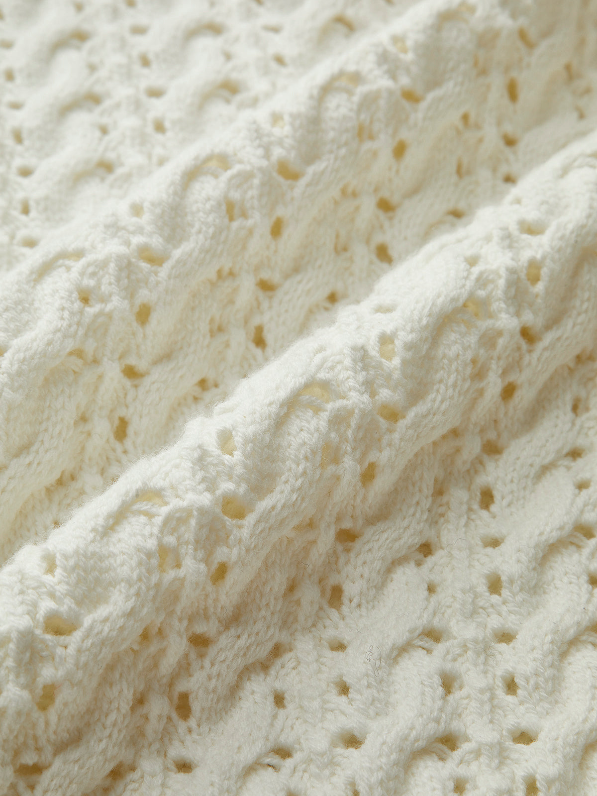 Gilet à col rond avec nœud