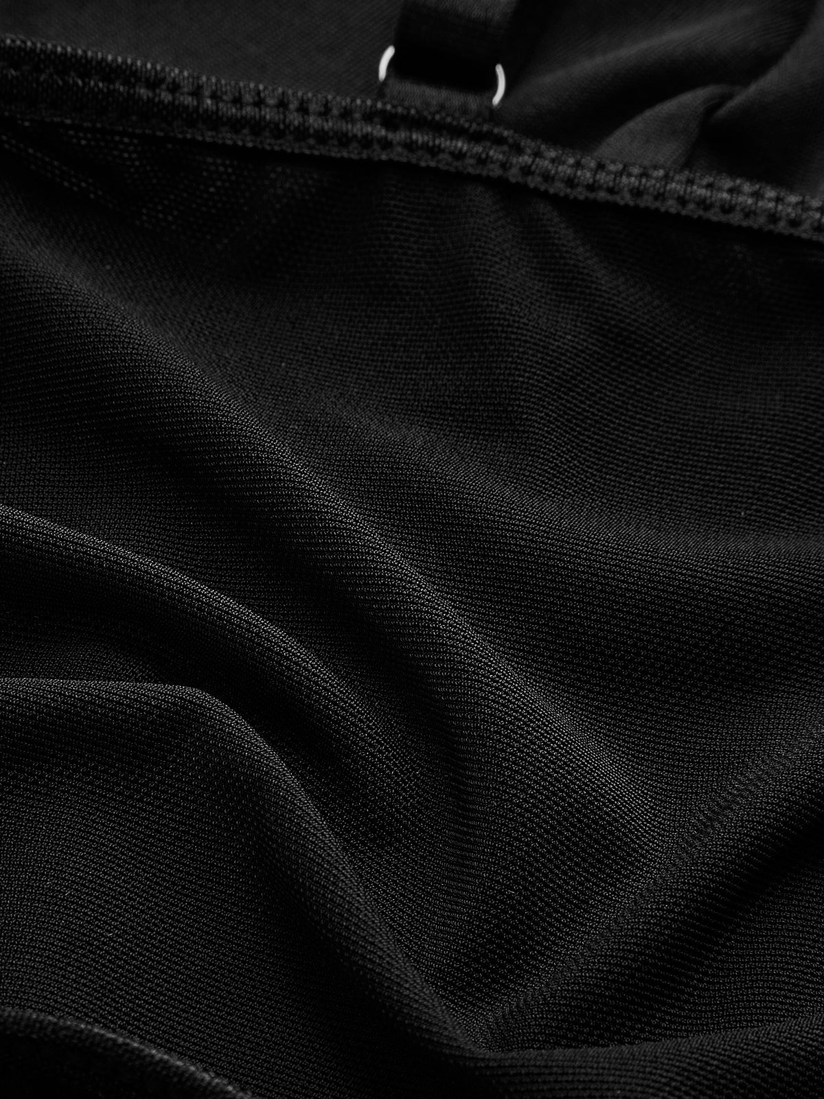 Semi-Sheer Mesh Polka Dot Corset Top