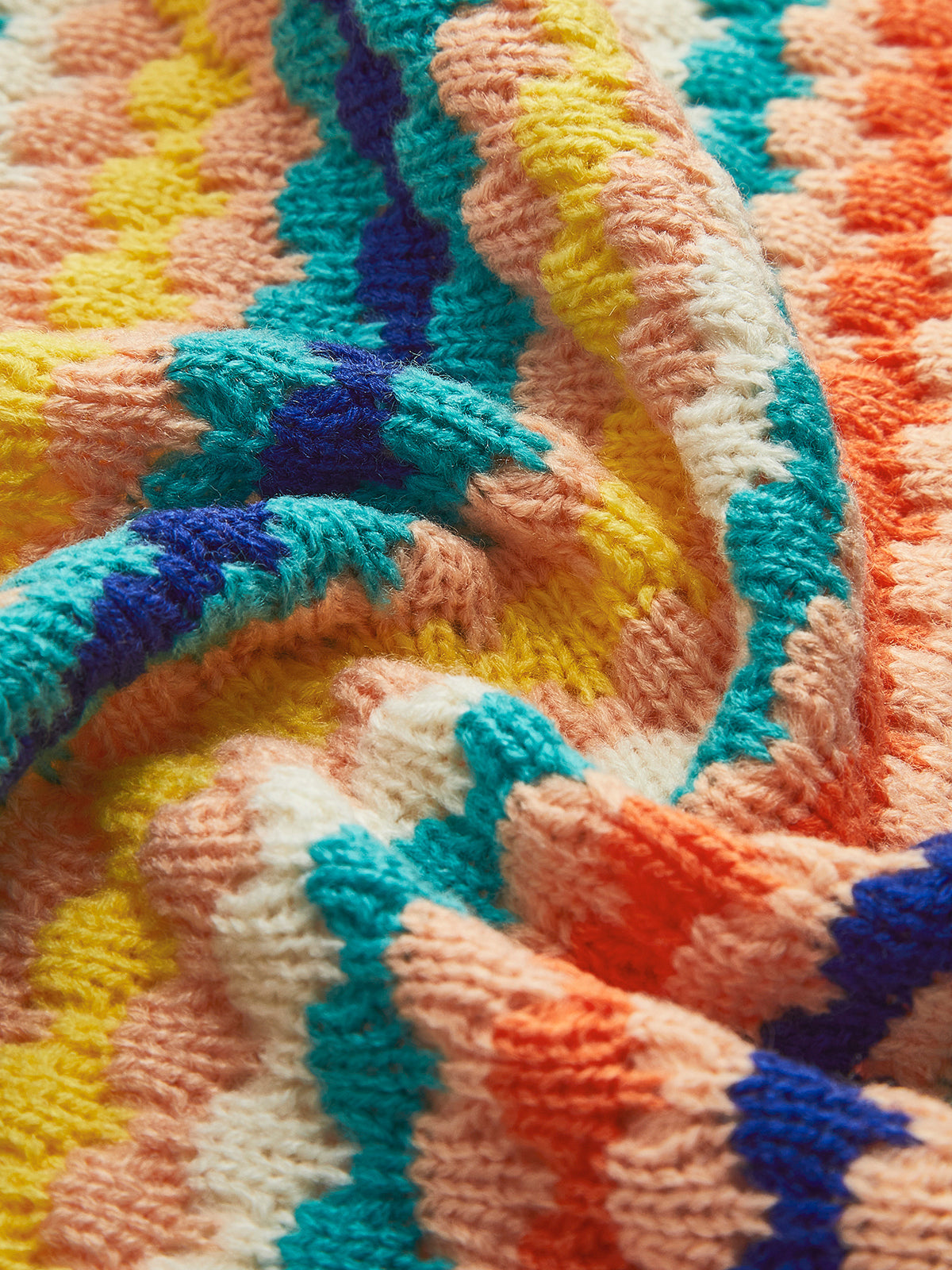 Gilet ample arc-en-ciel