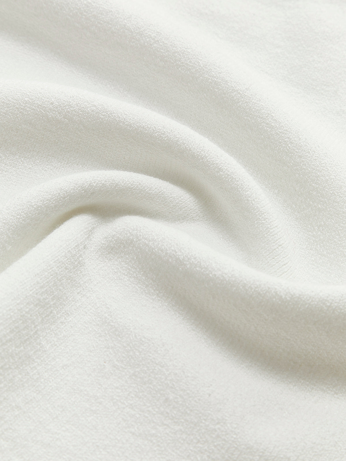 Geripptes schulterfreies Stricktop