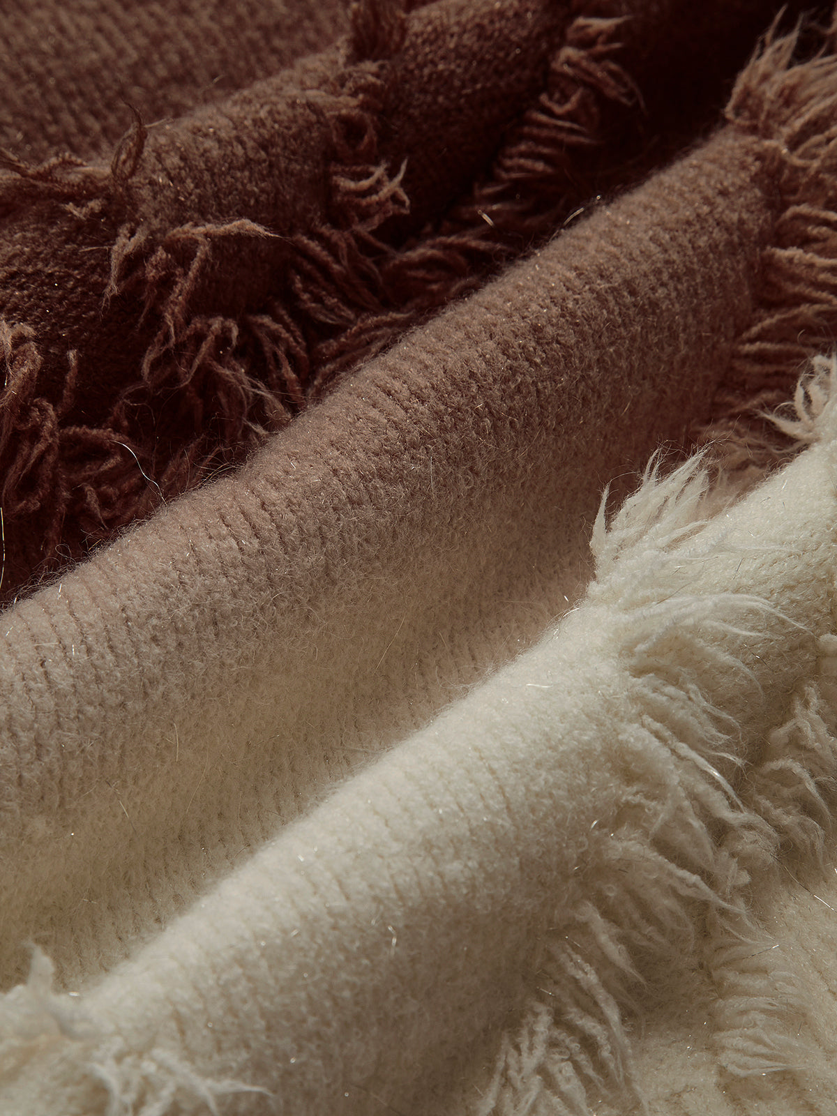 Pull à franges ombrées