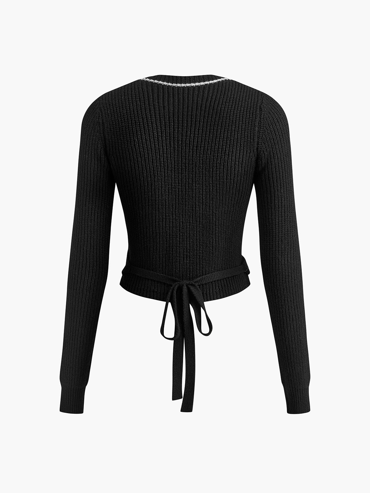 Pullover mit überkreuzter Schnürung