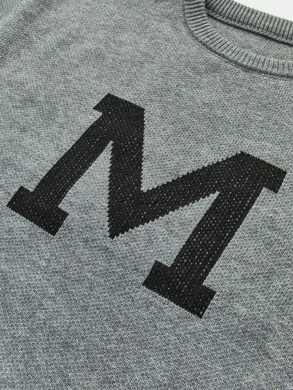 Pull ample à imprimé lettres