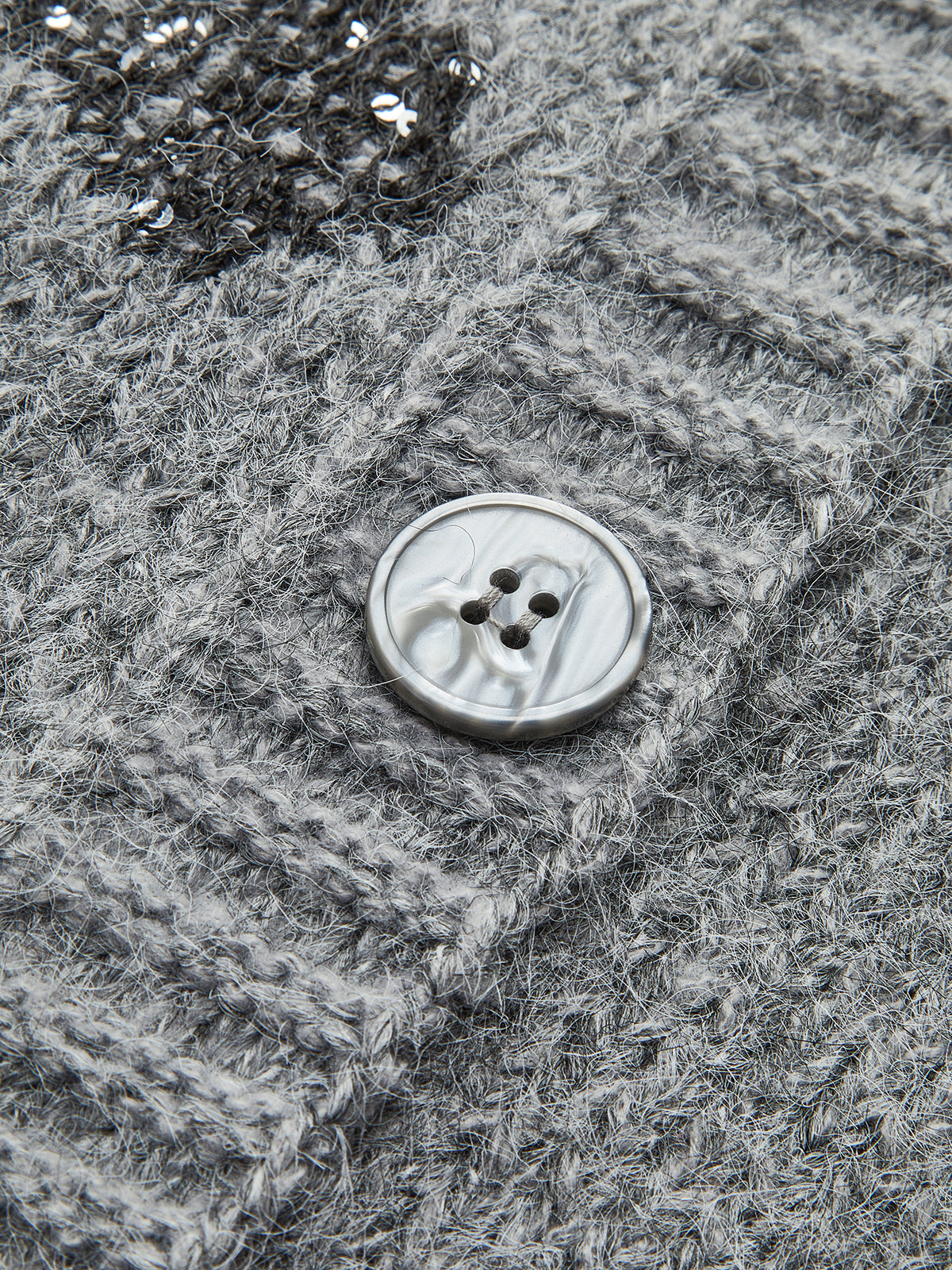 Gilet à sequins à col V