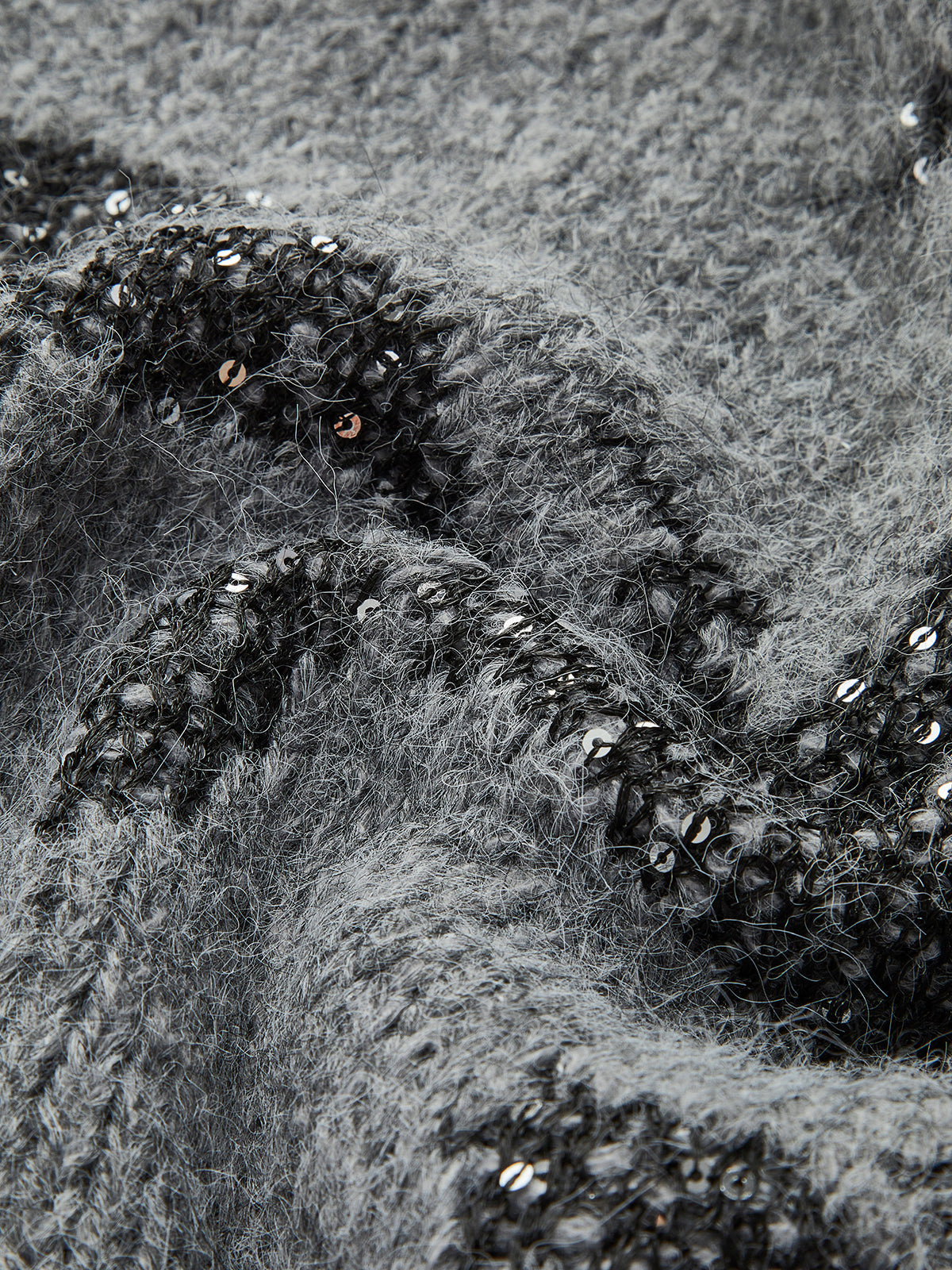 Gilet à sequins à col V