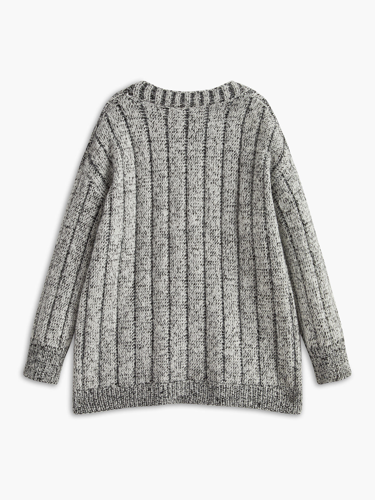 Vêtements d'extérieur vintage à poches et en maille ample