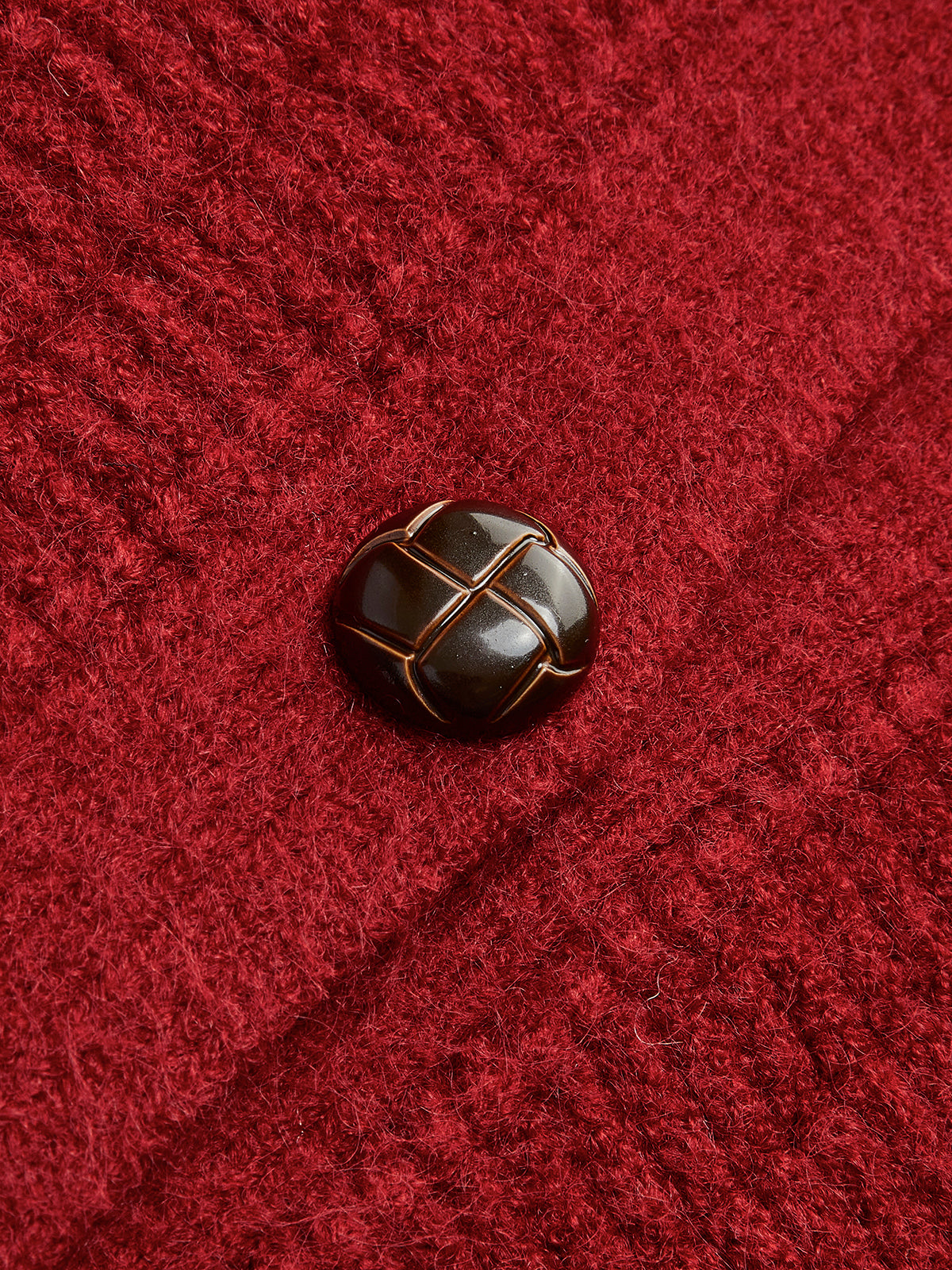 Schlichte Strickjacke mit Revers