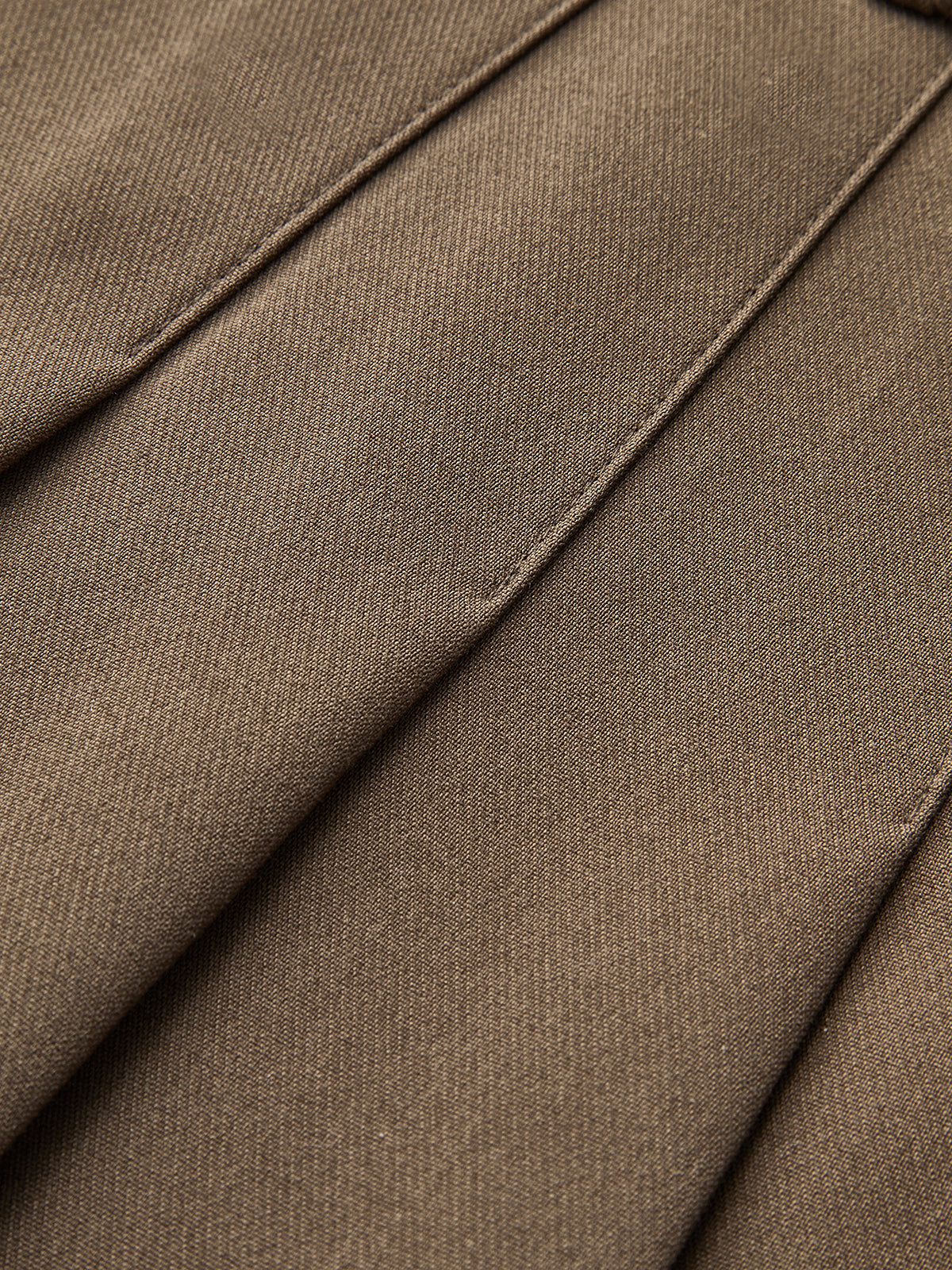 Vielseitiger Faltenminirock mit Gürtel