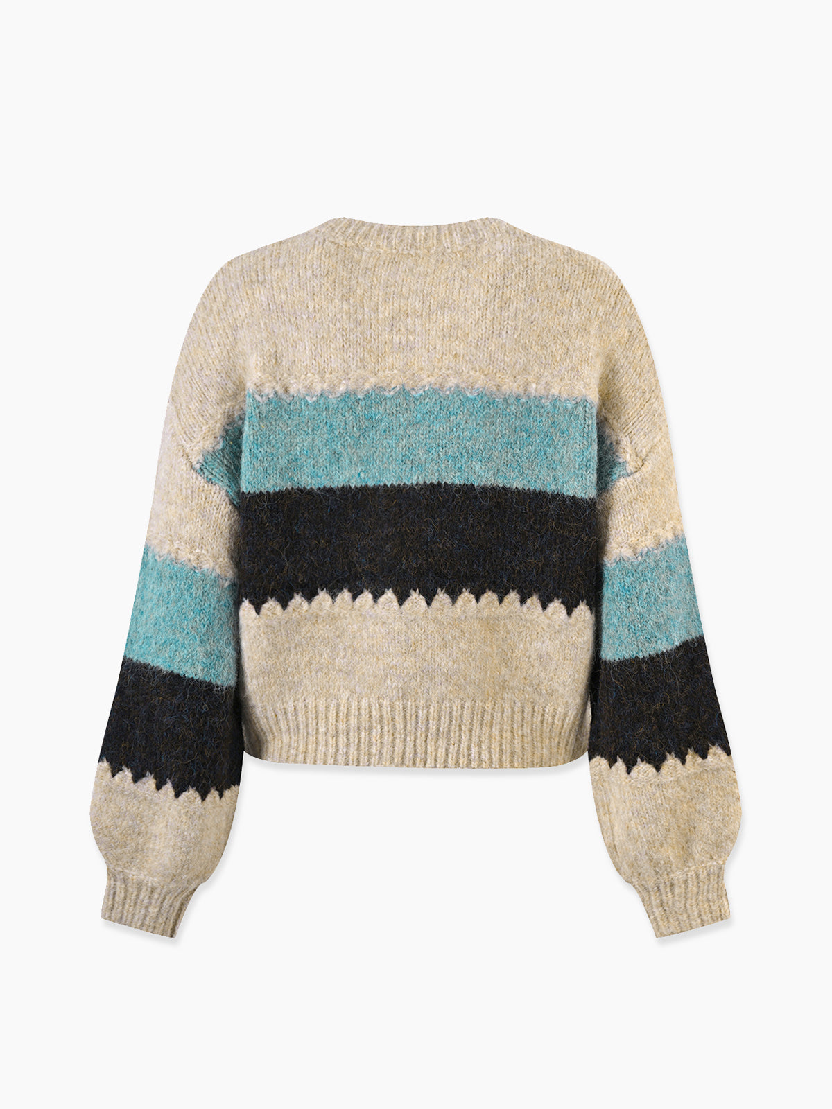 Gilet fleuri au crochet à blocs de couleur