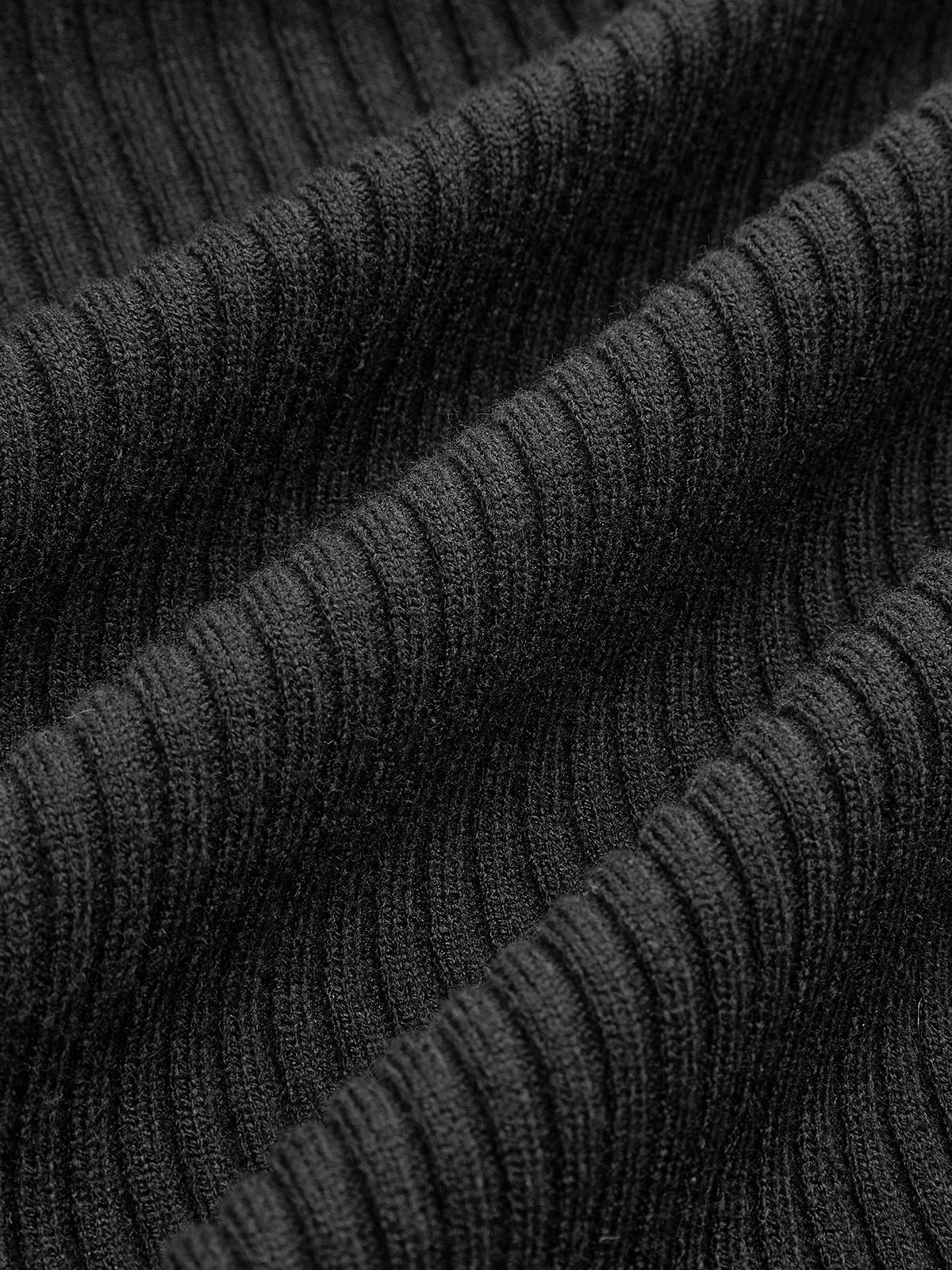 Haut en maille à empiècements côtelés oversize et taille boutonnée