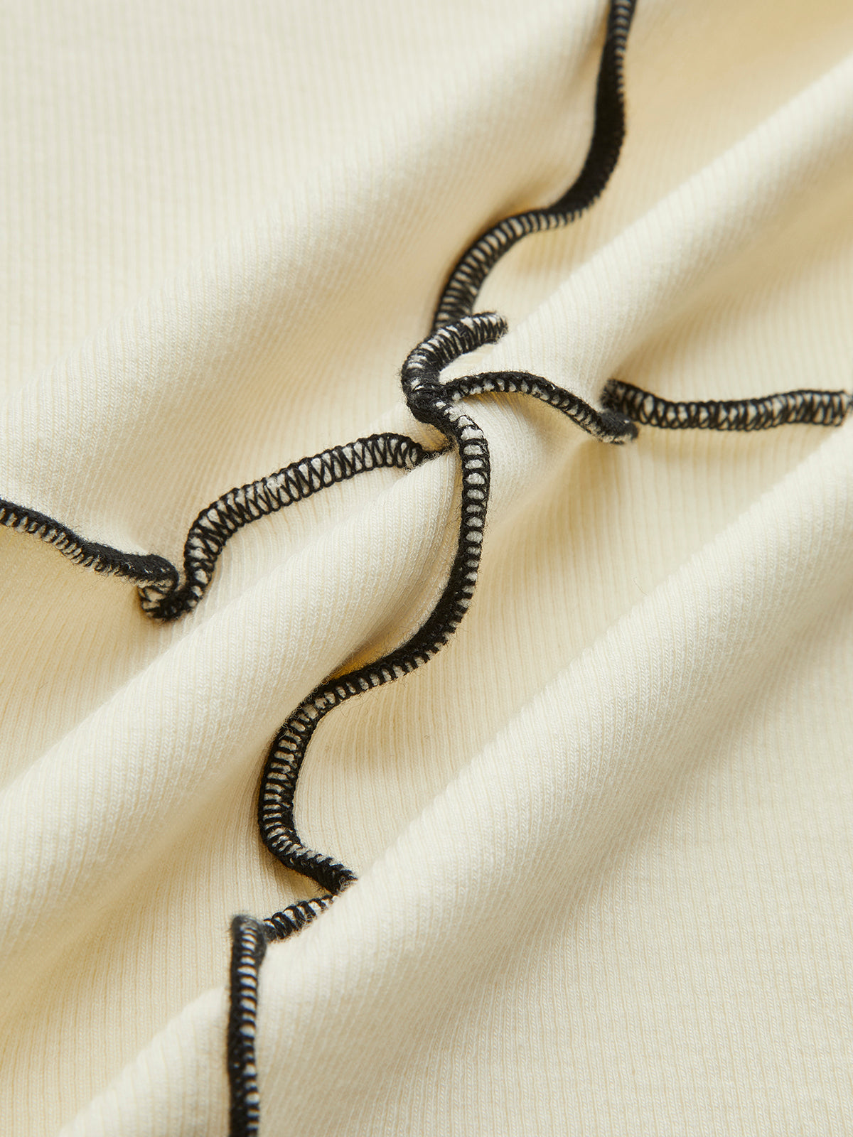 Langarm-T-Shirt mit Salatbesatz