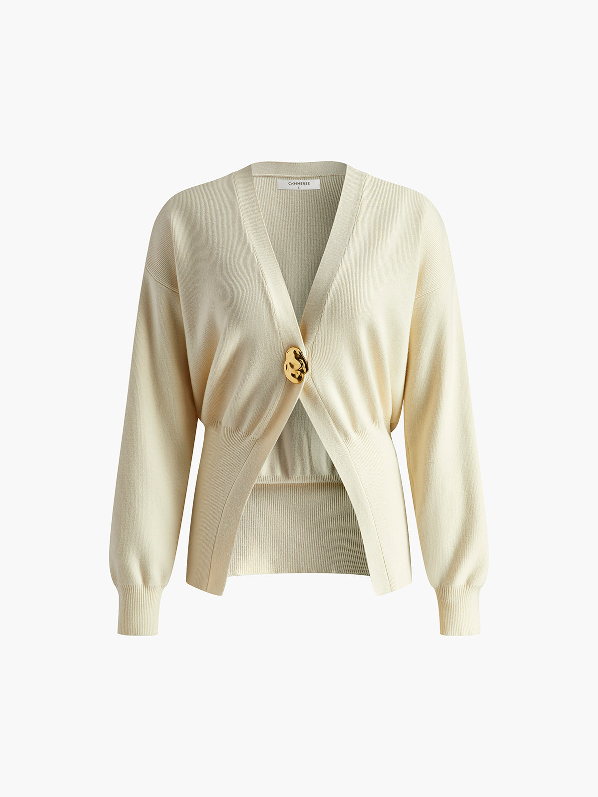 Schlichter Cardigan mit goldenen Knöpfen