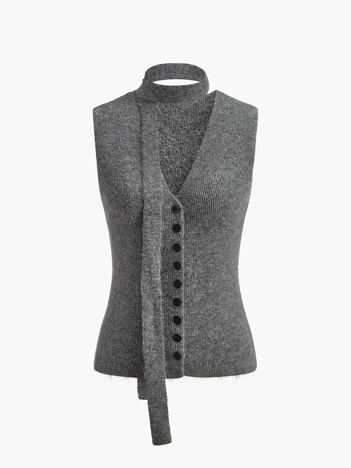 Ensemble pull et ceinture côtelés doux