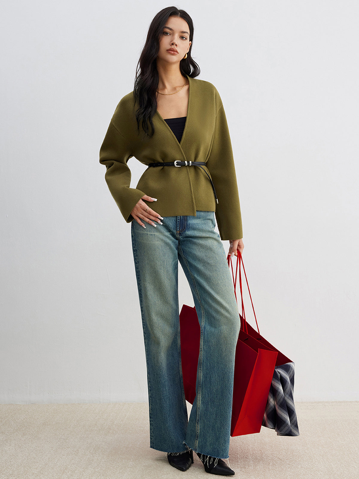 Gilet rétro sans ceinture