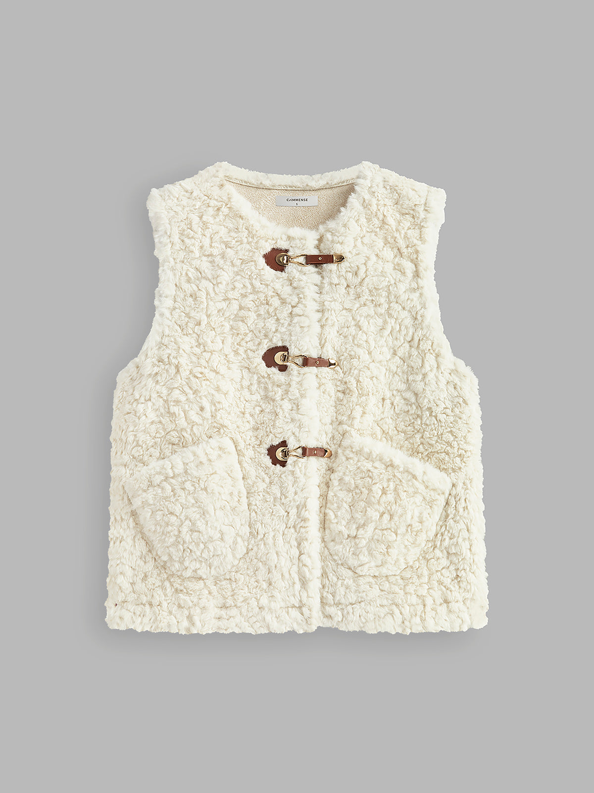 Gilet polaire à poches souples