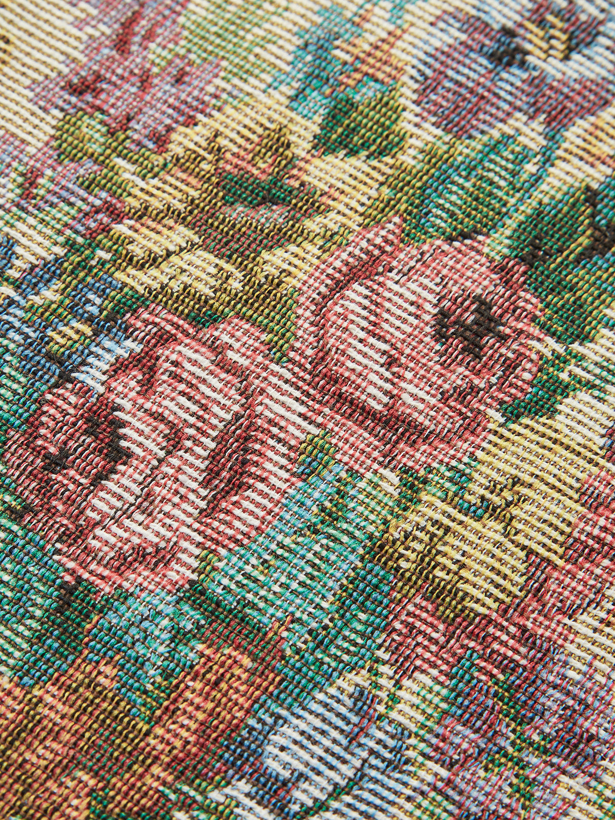 2-in-1 Tweed-Polo-Kleid mit Blumenmuster und Reißverschluss