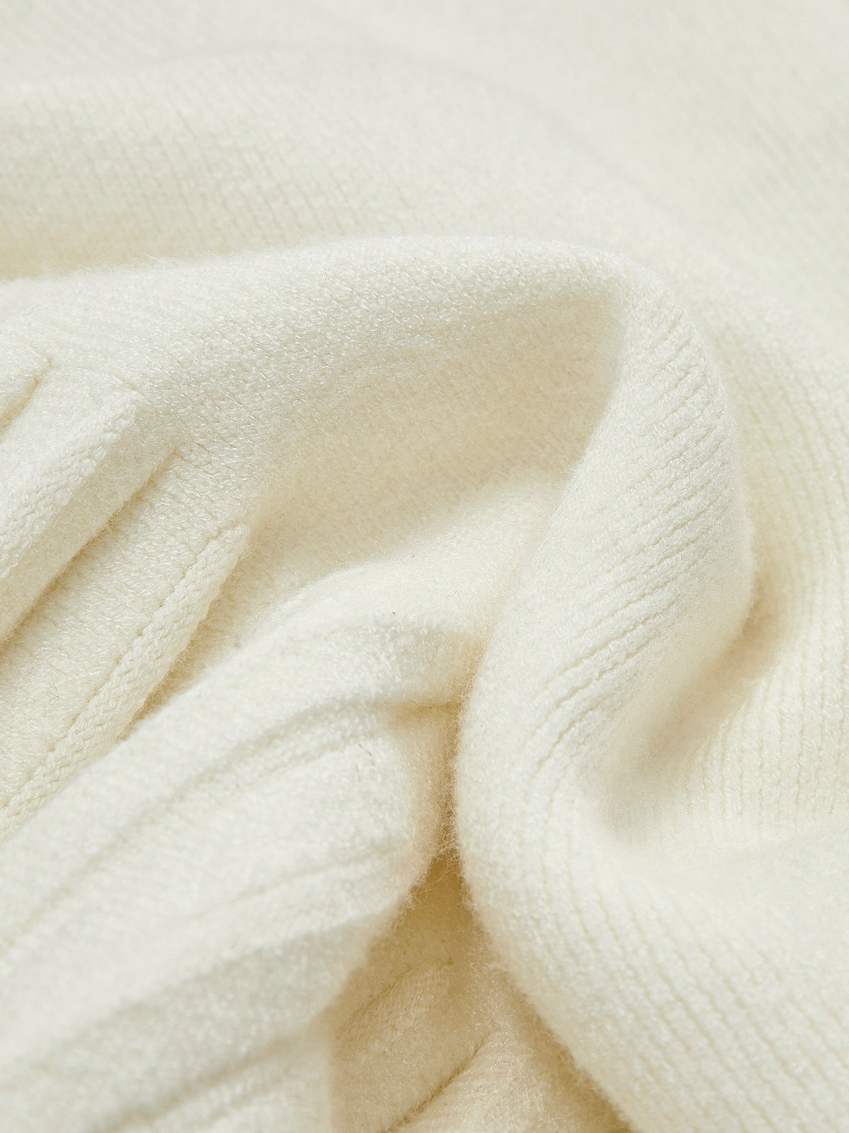 Eleganter, schirmförmiger Strickrock