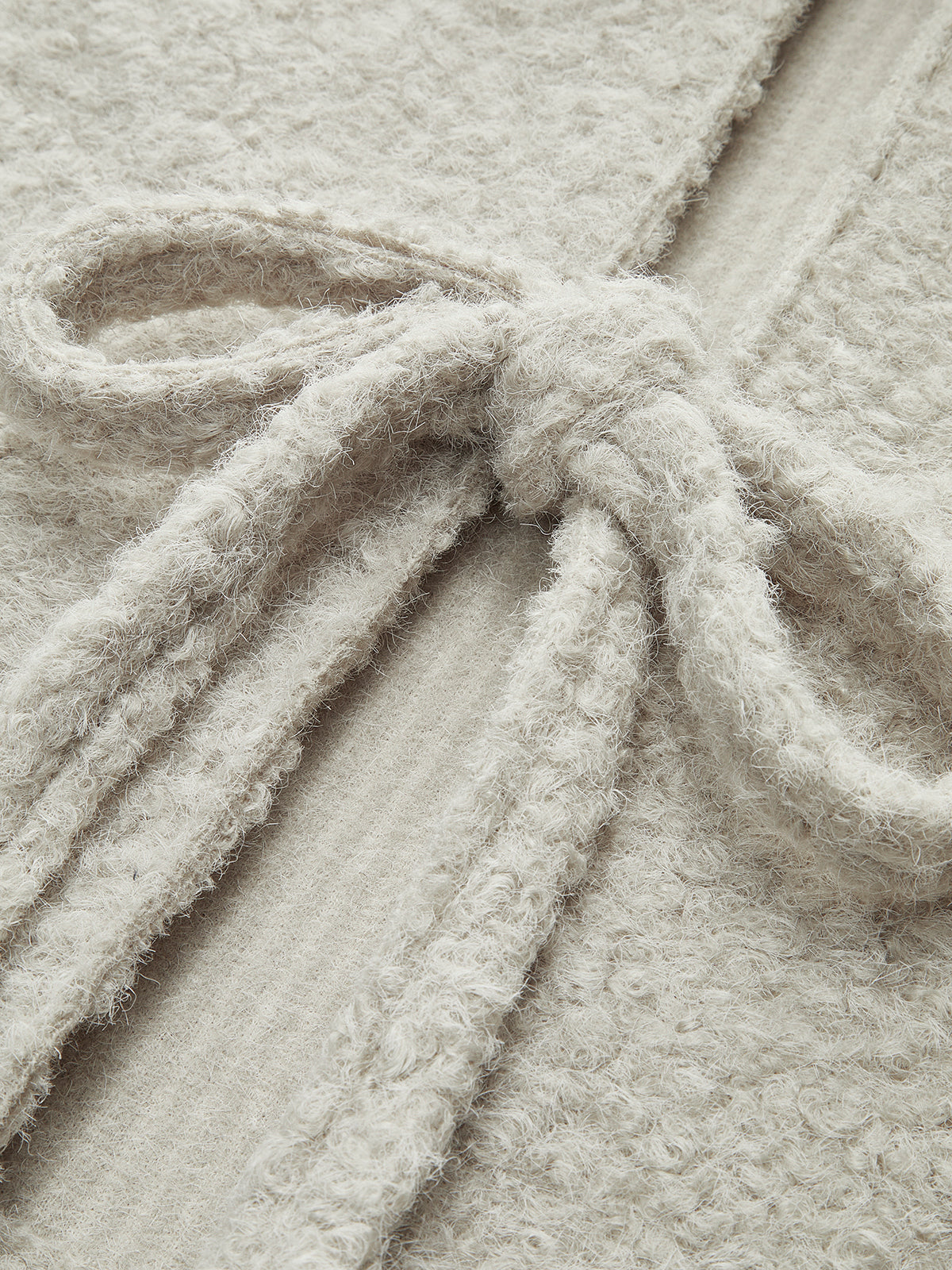 Round Neck Bow Front Vest