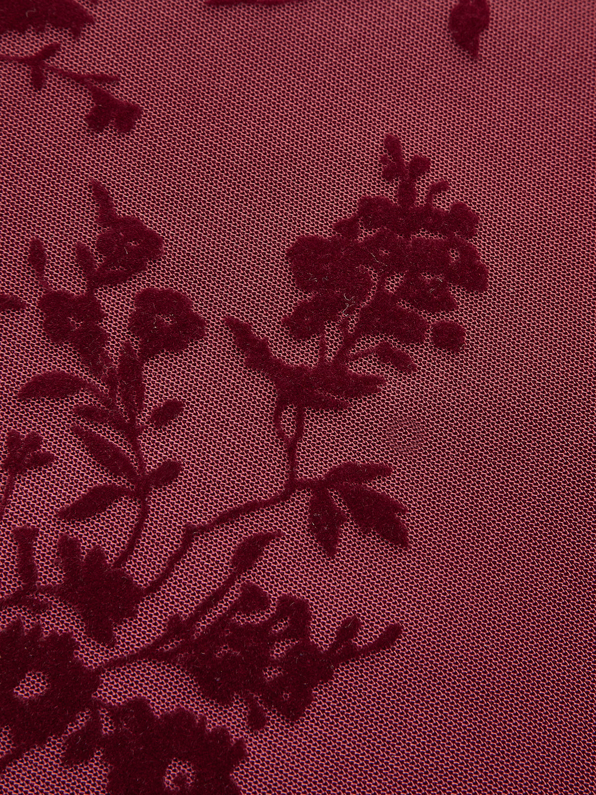 Geblümtes Kleid mit Rüschensaum und Bindedetail vorne