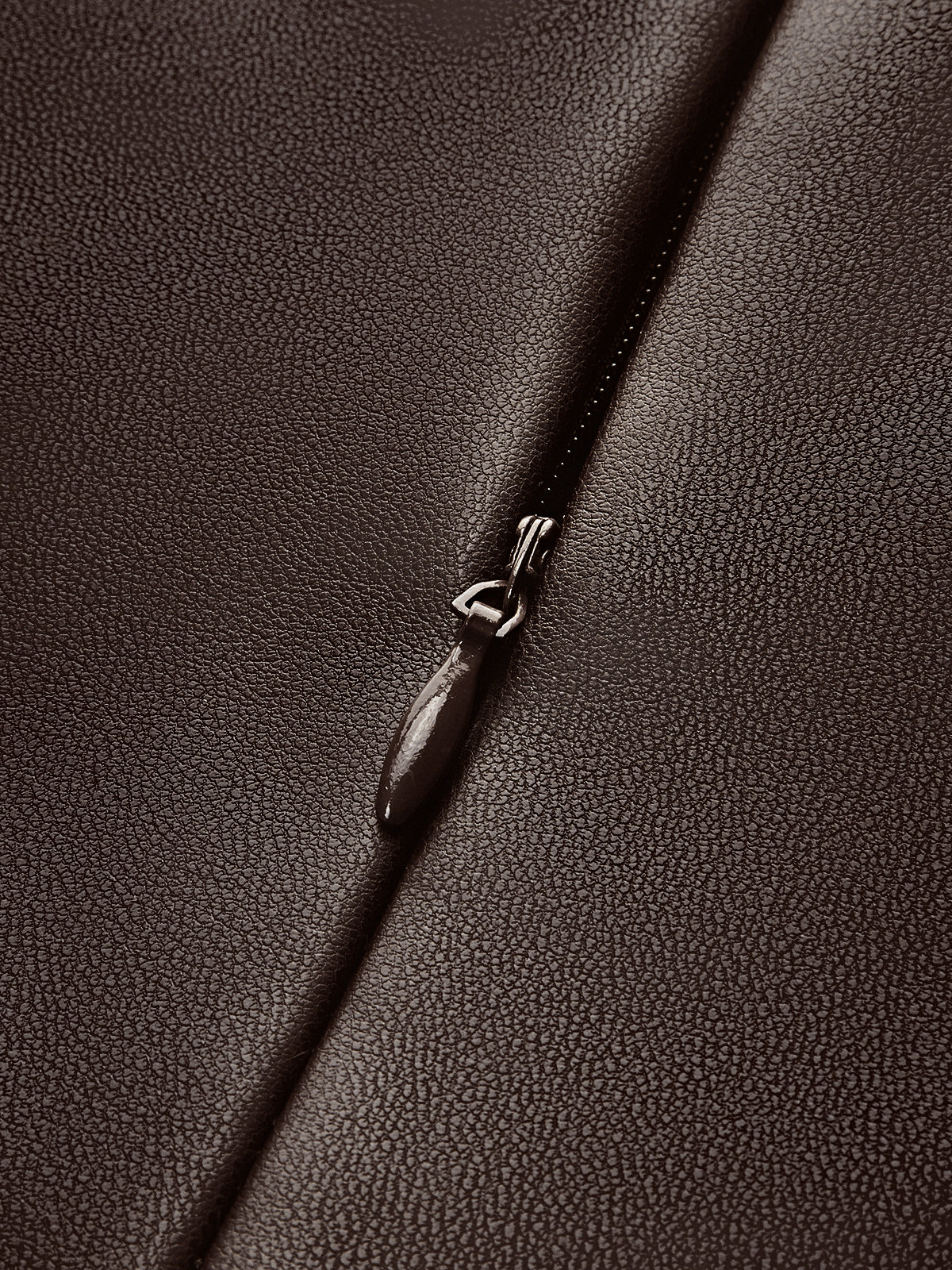 Skinny-Trägerkleid aus Kunstleder