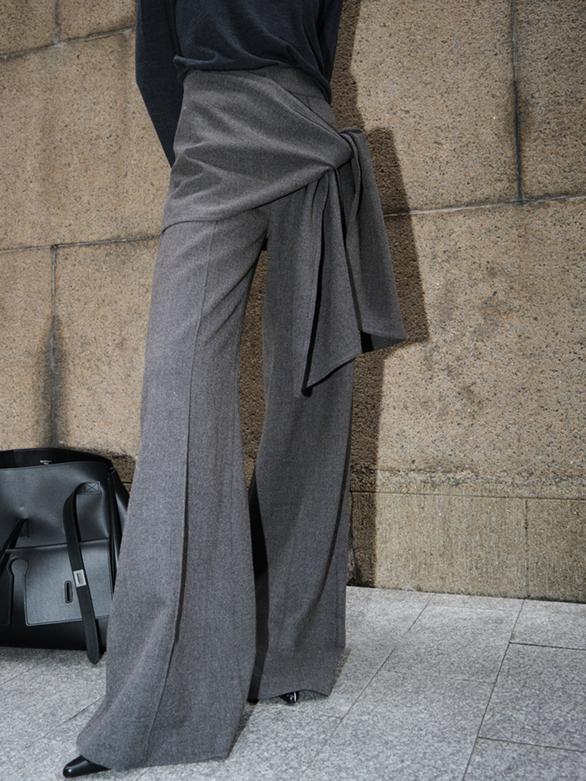 Cargohose mit Knoten in der Taille