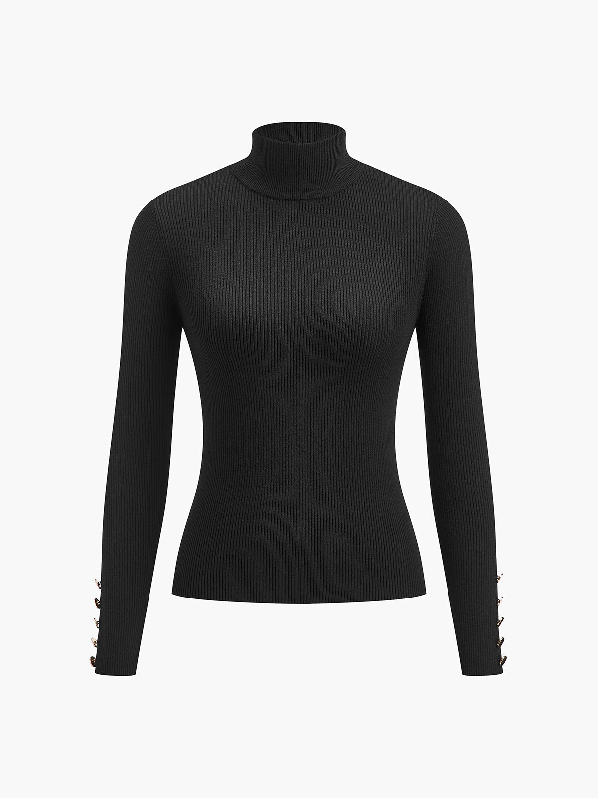 Pull moulant polyvalent à col montant